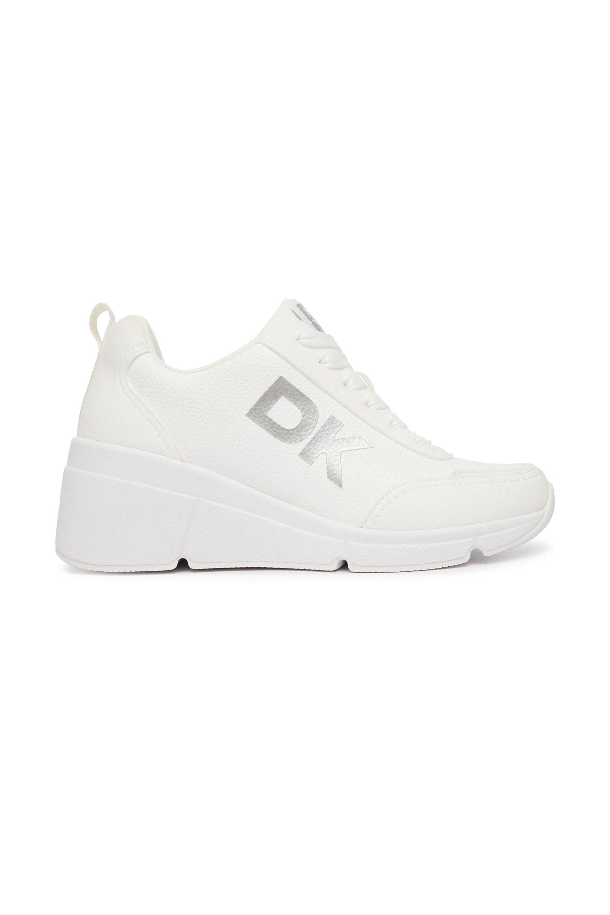 DKNY γυναικεία sneakers με wedge σόλα - K2699337 Λευκό