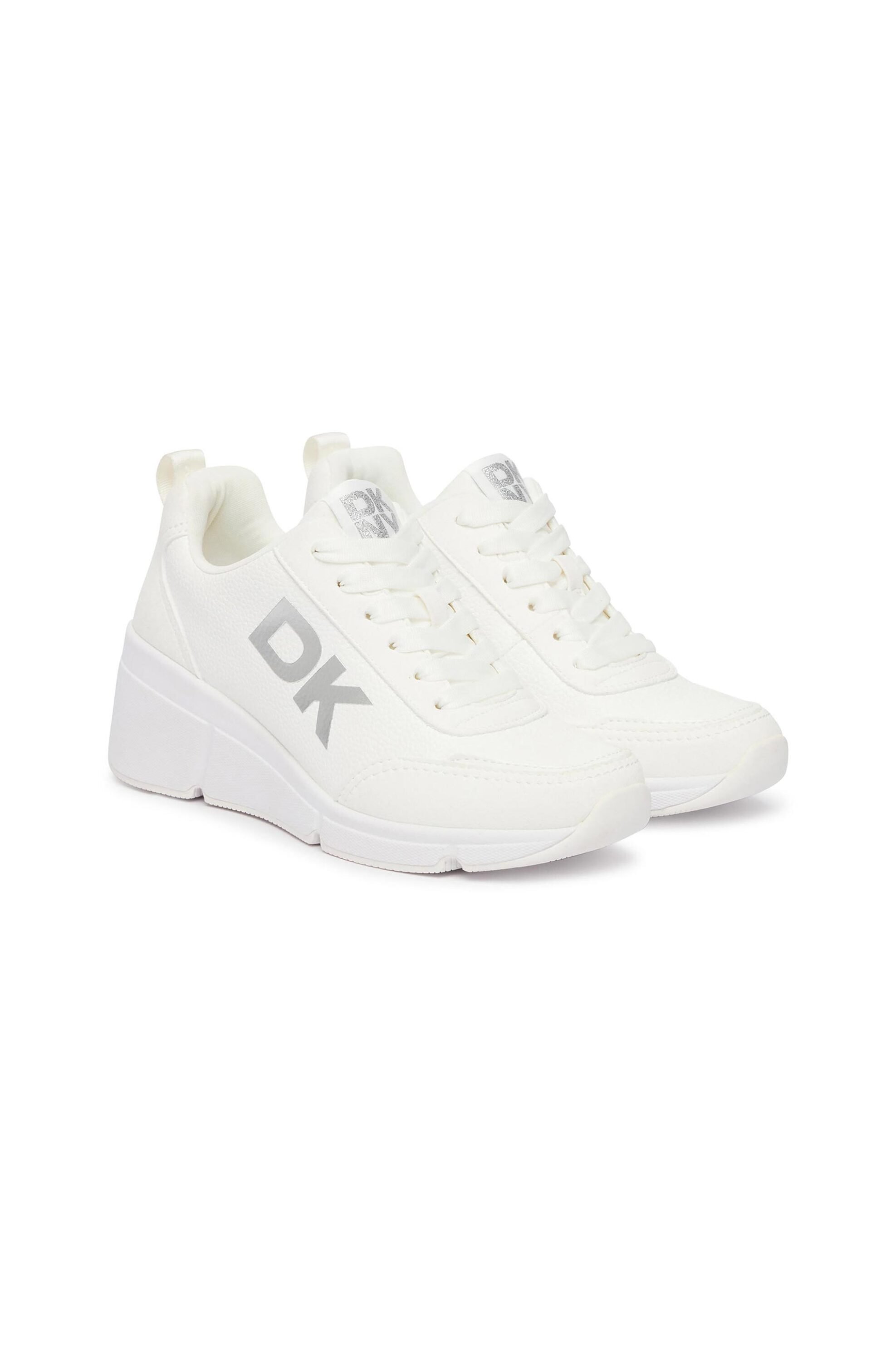 DKNY γυναικεία sneakers με wedge σόλα - K2699337 Λευκό