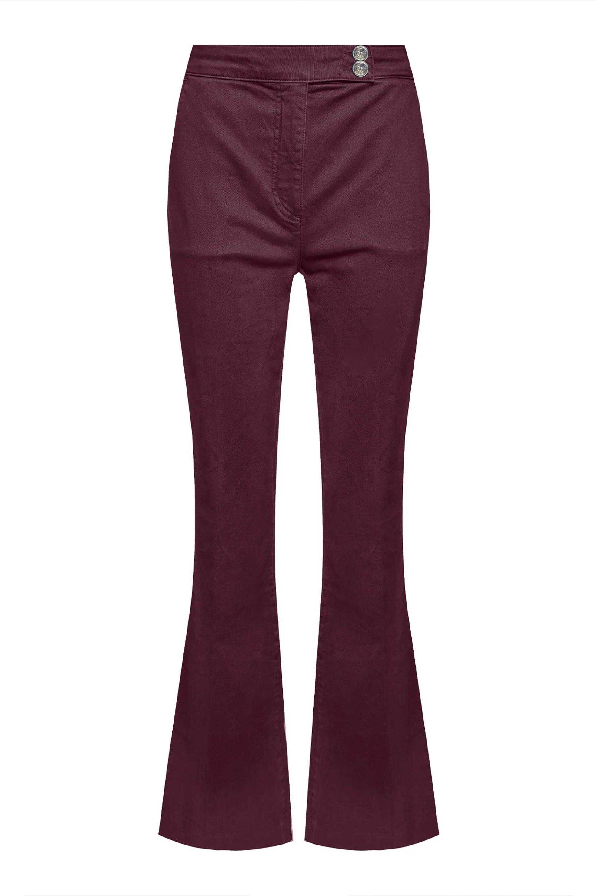 Sarah Lawrence γυναικείο παντελόνι Boot Cut - 261-0220 Βυσσινί