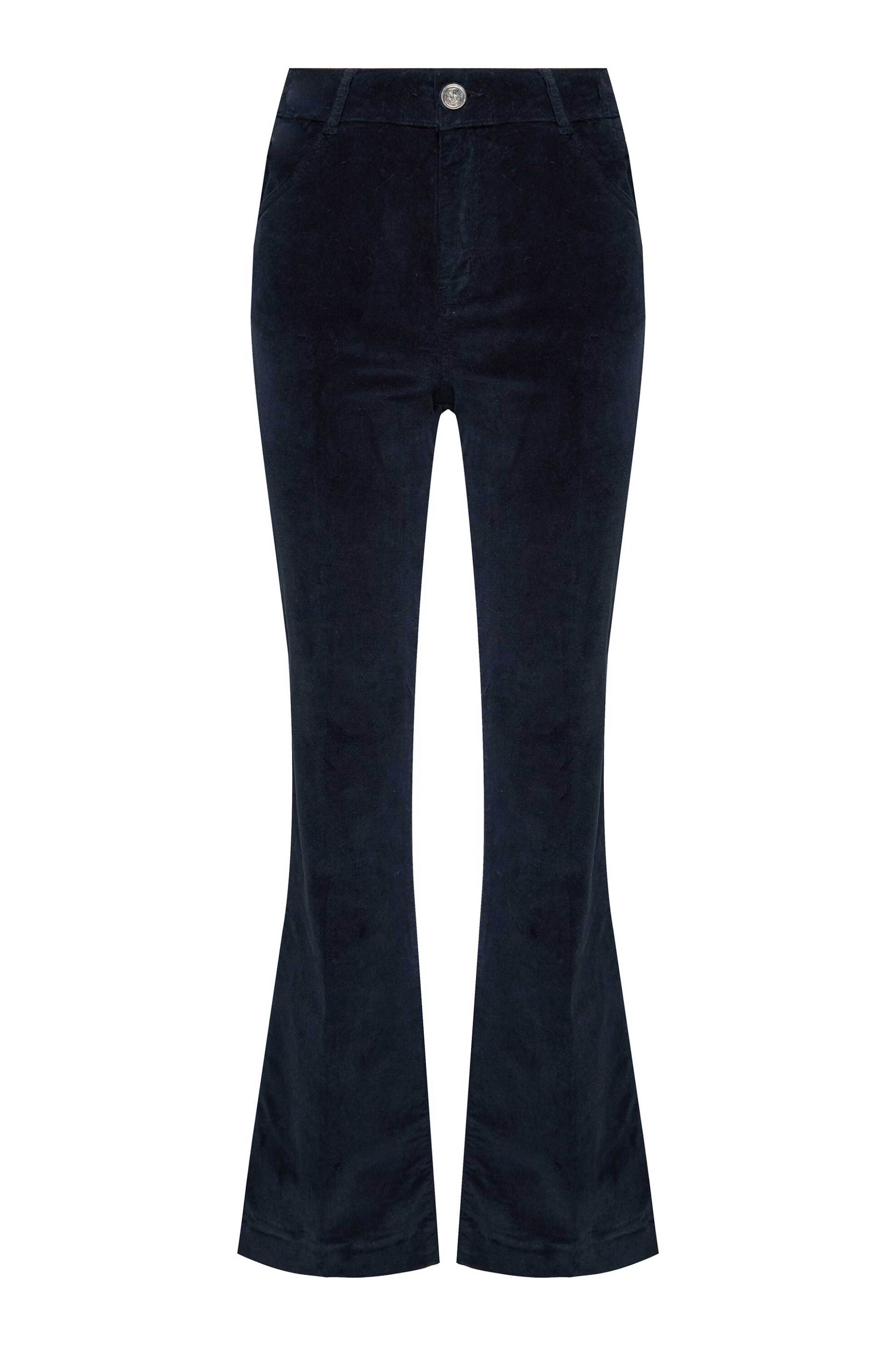 Sarah Lawrence γυναικείο παντελόνι velvet Boot Cut - 261-0233 Μαύρο