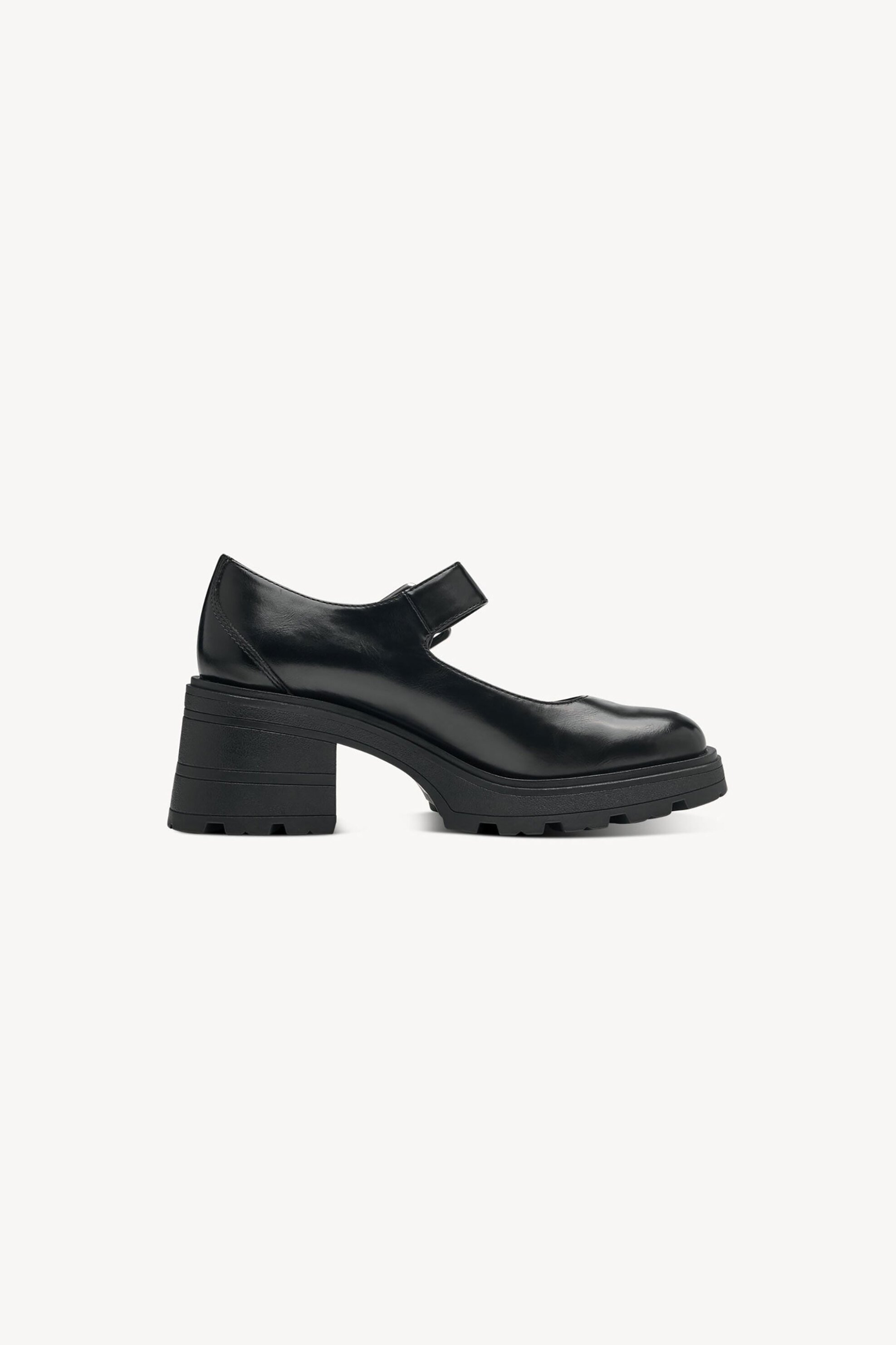 Tamaris γυναικεία loafers μονόχρωμα με μπαρέτα - 1-24430-41 Μαύρο