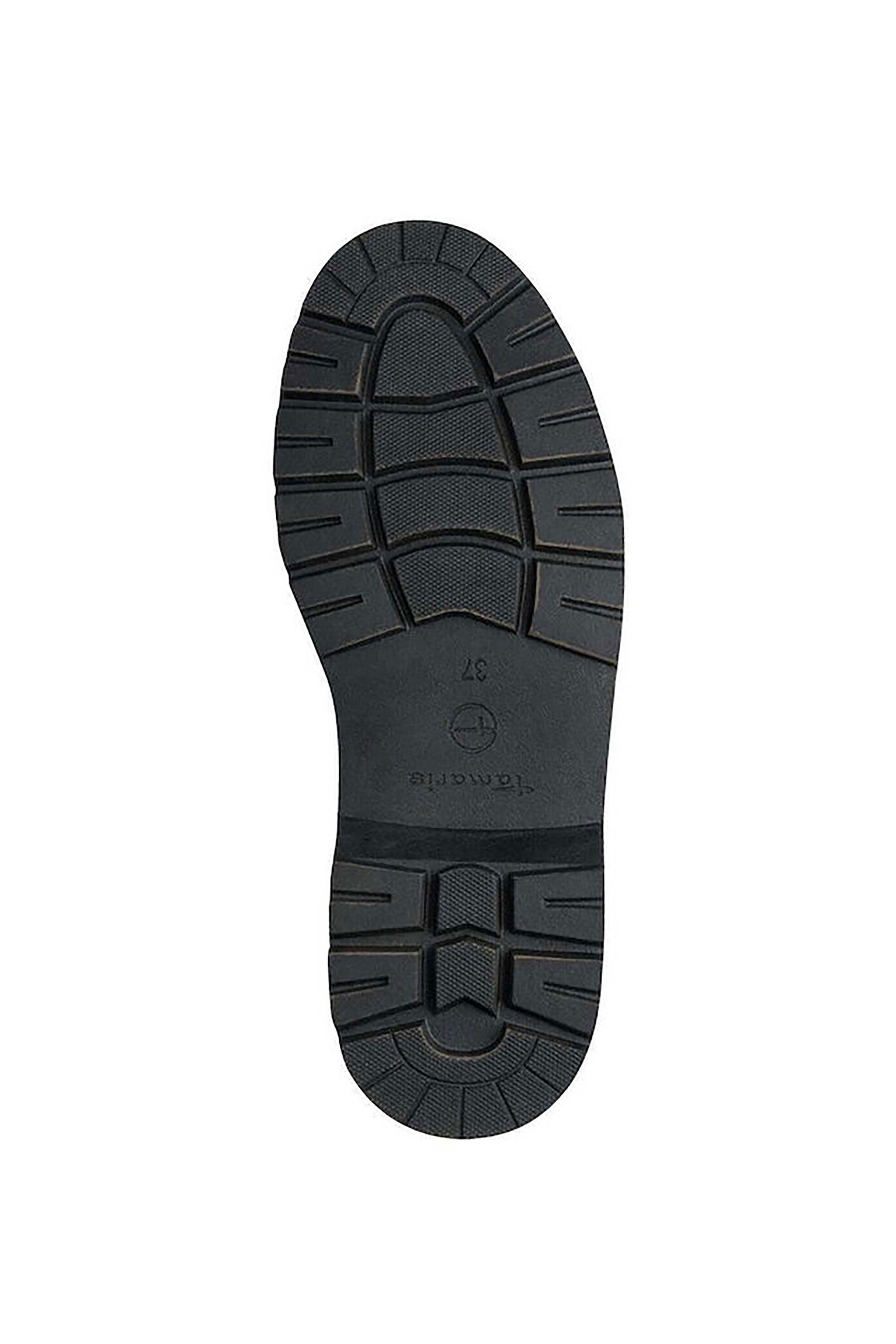 Tamaris γυναικεία μποτάκια μονόχρωμα με κορδόνια - 1-25230-41 Κόκκινο φωτογραφία