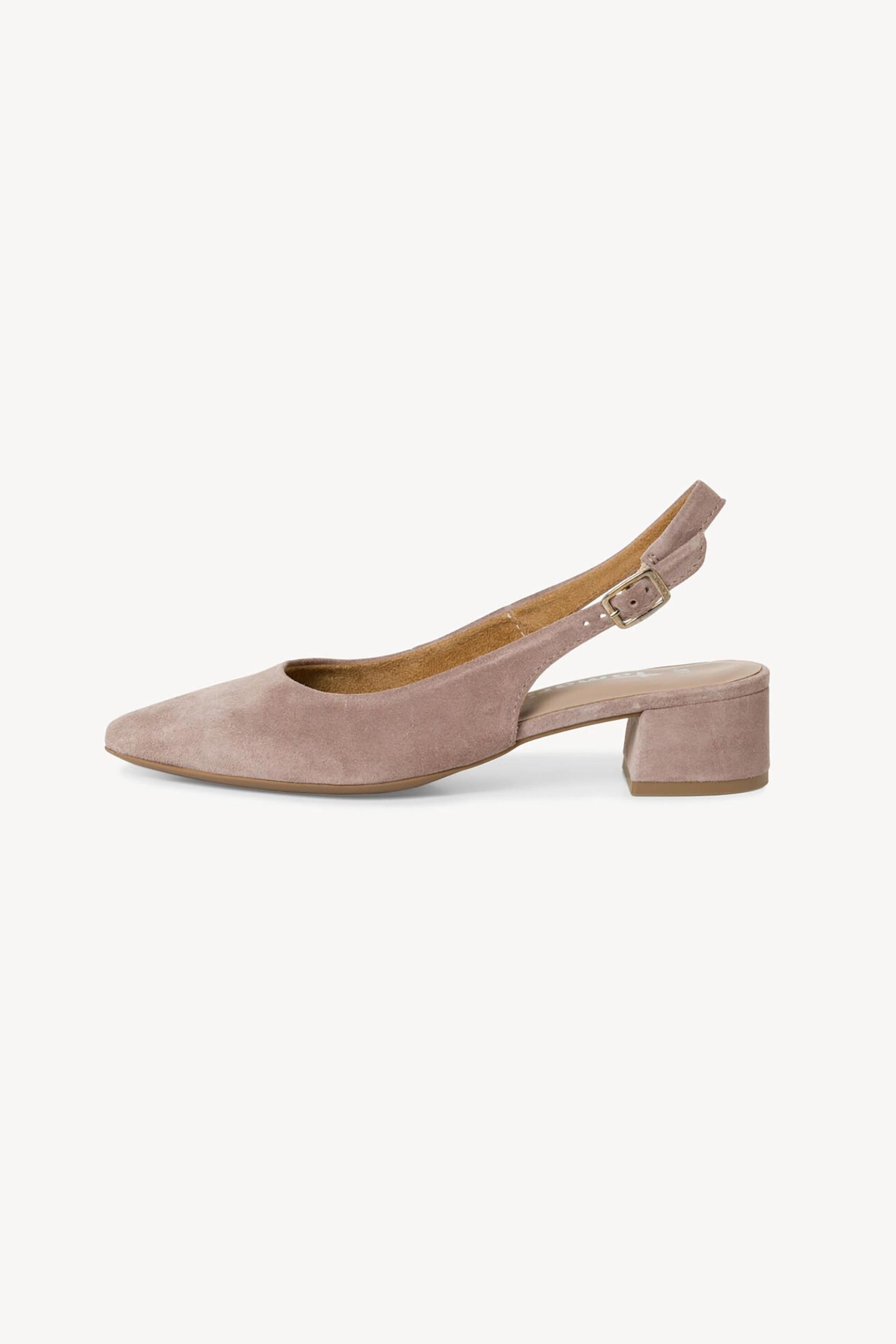 TAMARIS Tamaris γυναικεία slingbacks μονόχρωμα suede - 1-29500-42 Καφέ Ανοιχτό