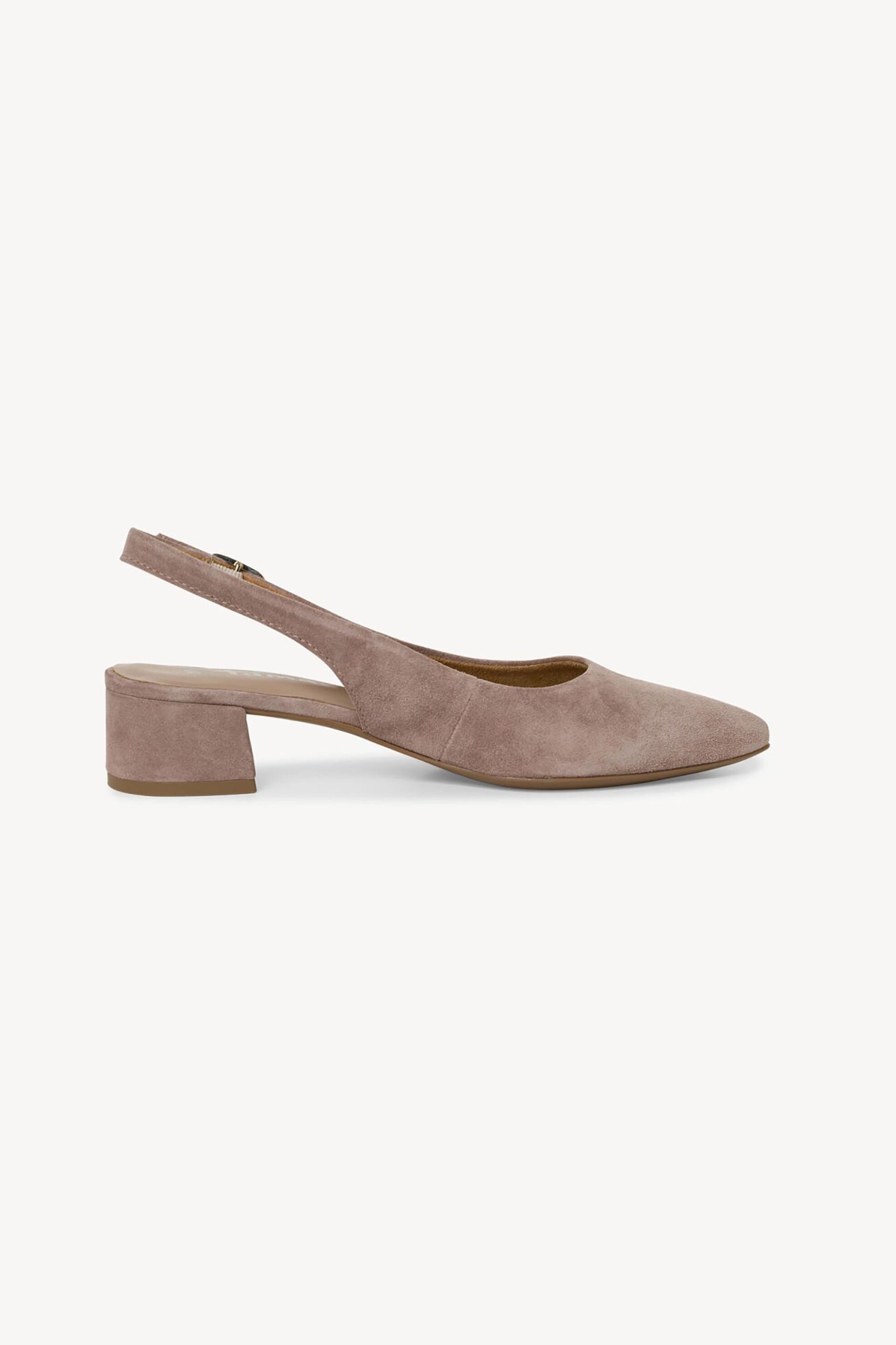 Tamaris γυναικεία slingbacks μονόχρωμα suede - 1-29500-42 Καφέ Ανοιχτό φωτογραφία