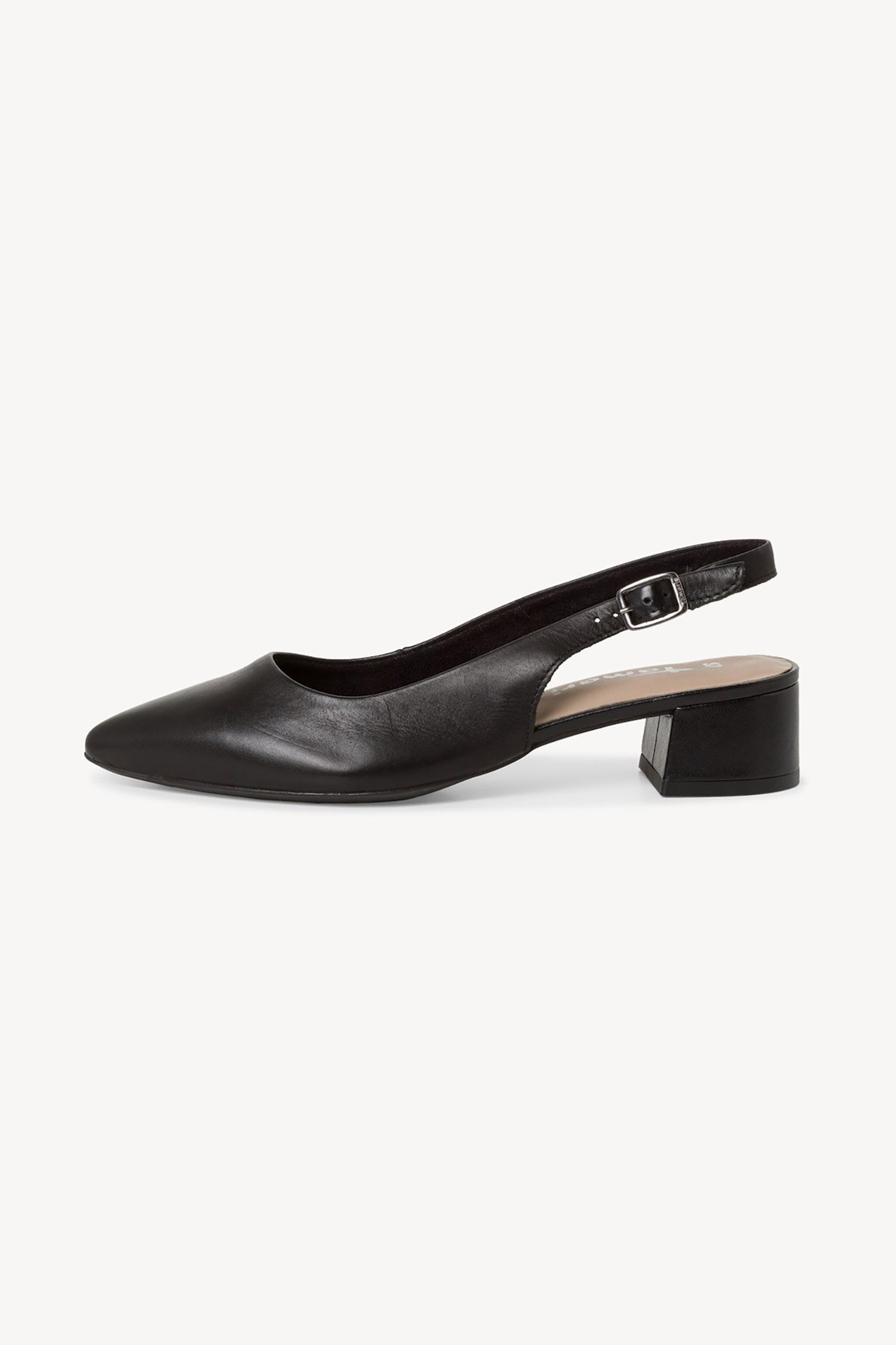 TAMARIS Tamaris γυναικεία slingbacks μονόχρωμα suede - 1-29500-42 Μαύρο