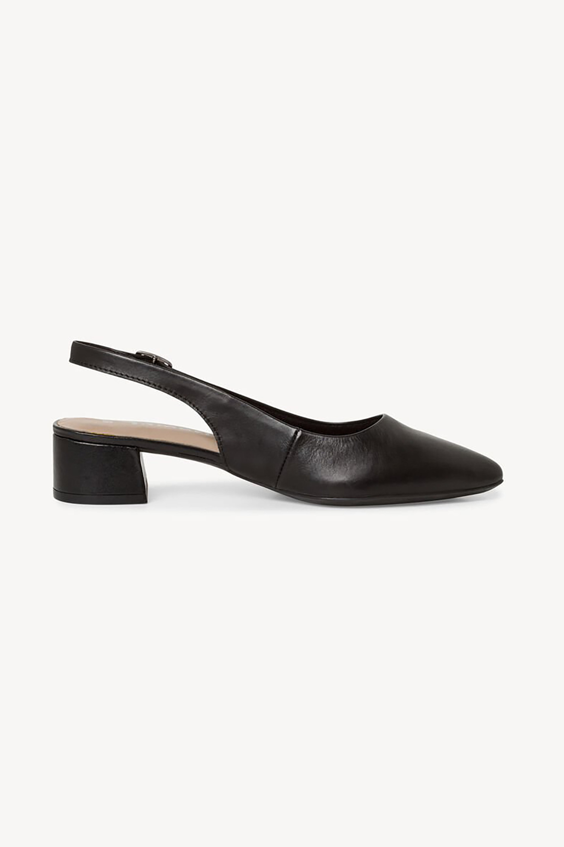 Tamaris γυναικεία slingbacks μονόχρωμα suede - 1-29500-42 Μαύρο φωτογραφία