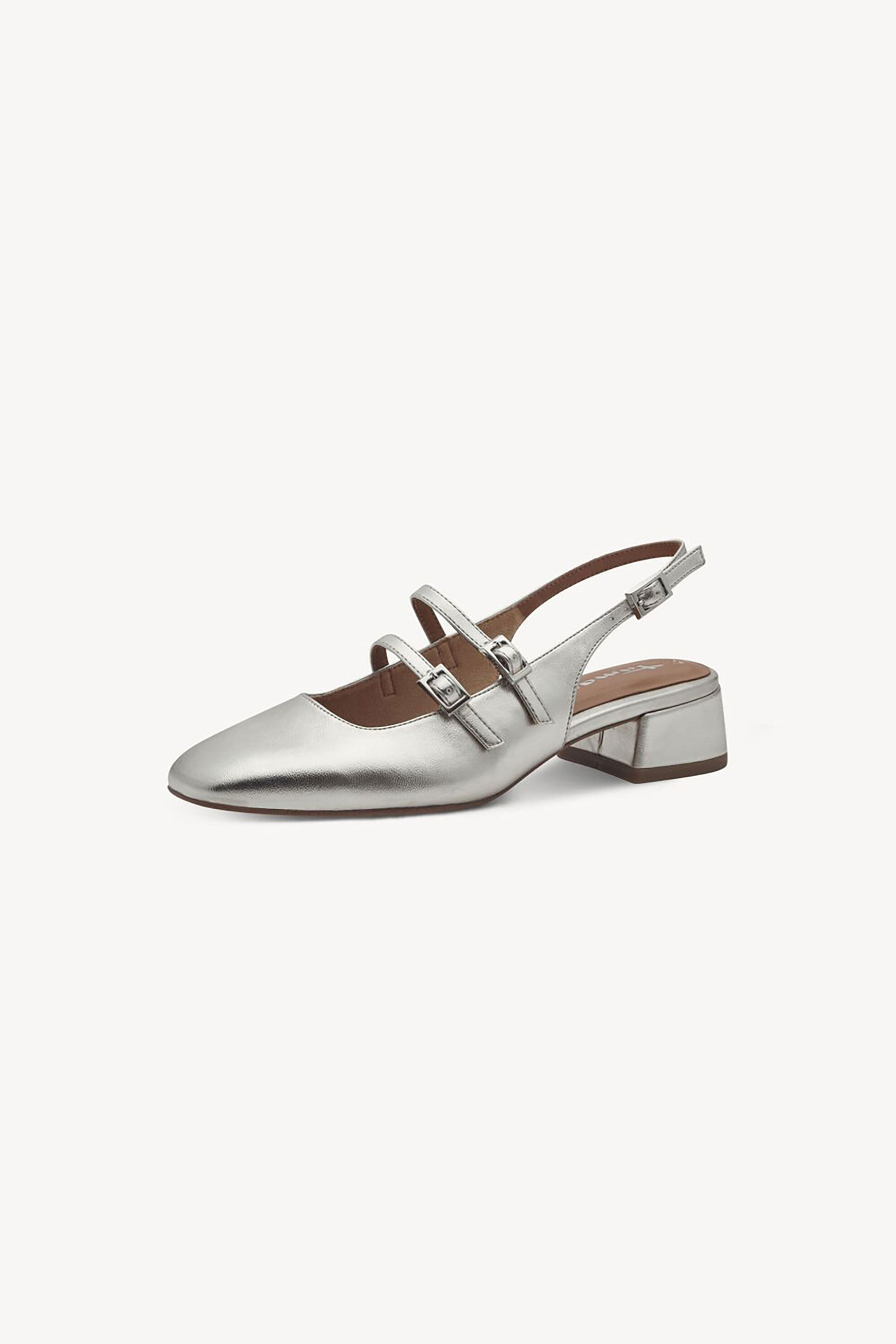 Tamaris γυναικείες μπαλαρίνες slingbacks - 1-29510-44 Ασημί φωτογραφία