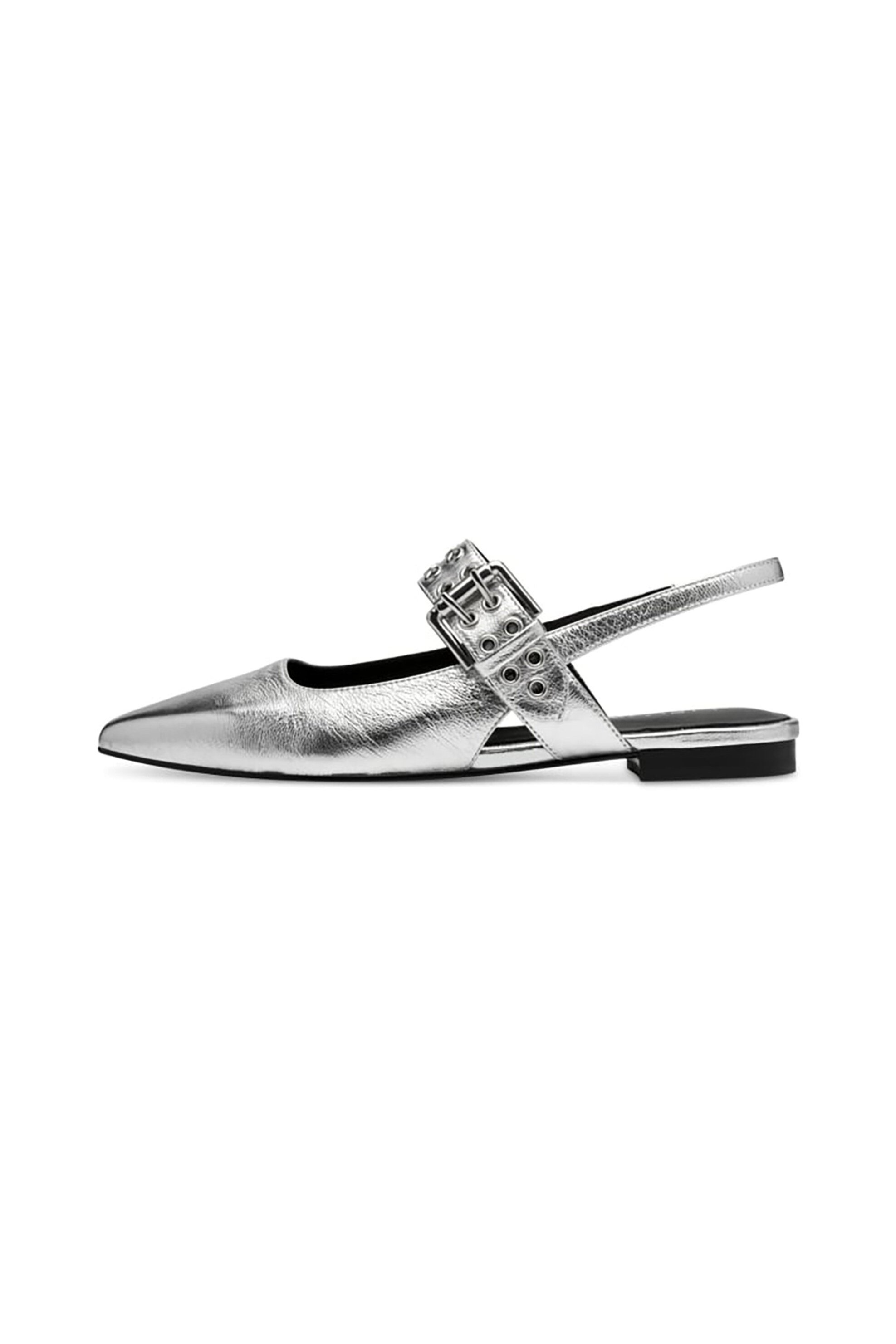 TAMARIS Tamaris γυναικεία slingbacks με αγκράφα - 1-29102-44 Ασημί