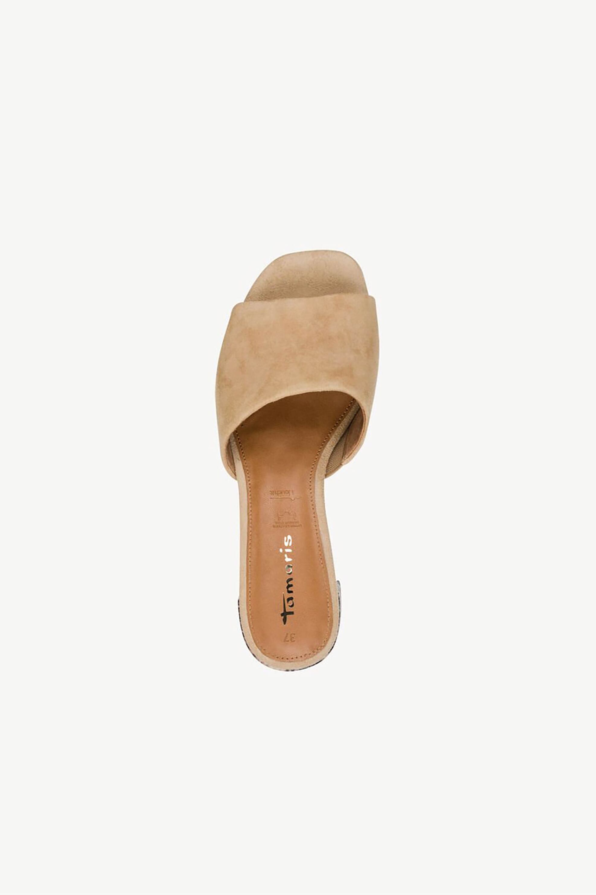 Tamaris Γυναικεία Δερμάτινα Mules - 1-27204-42 Καφέ Latte