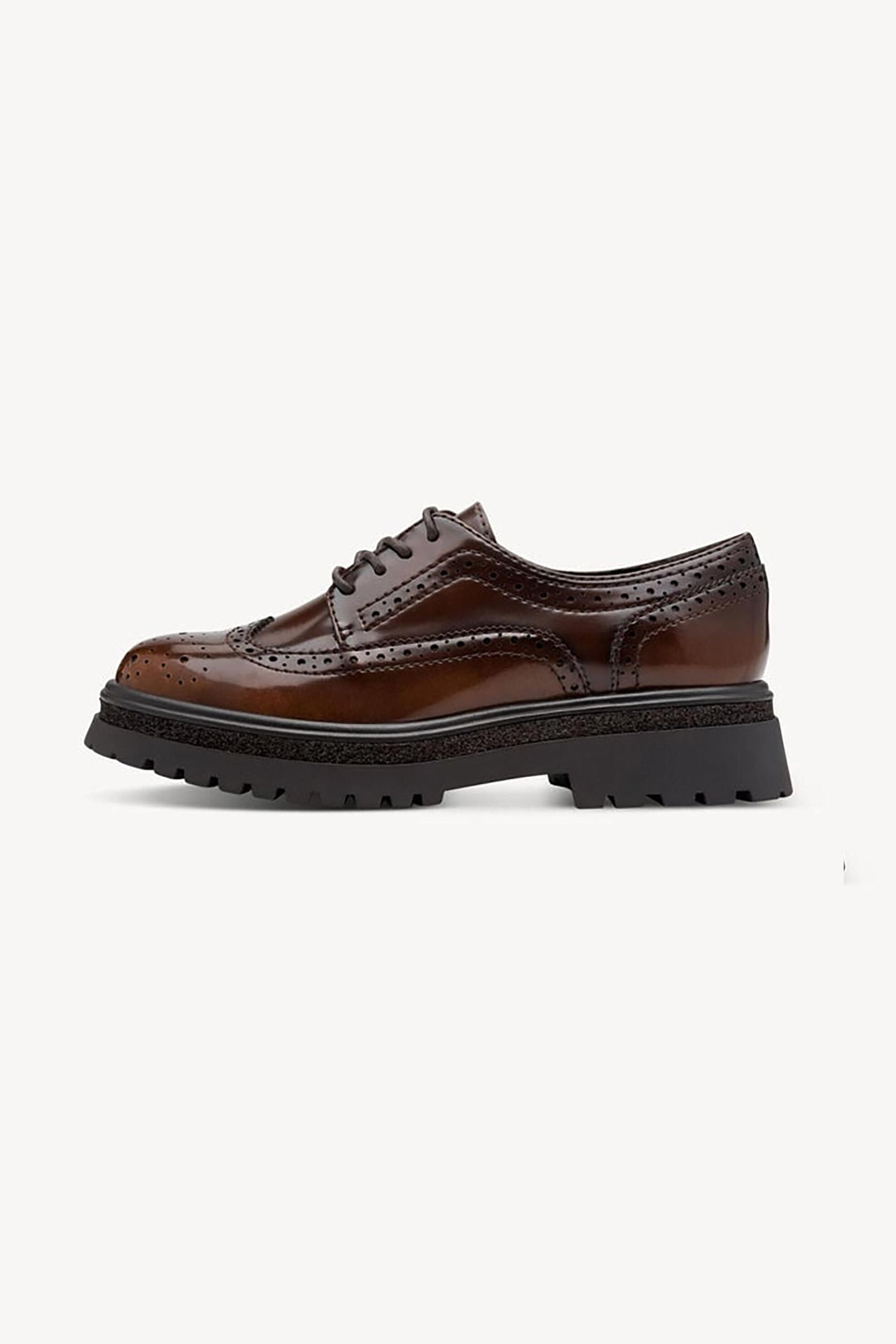 TAMARIS Tamaris γυναικεία παπούτσια oxford μονόχρωμα - 1-23619-45 Ταμπά