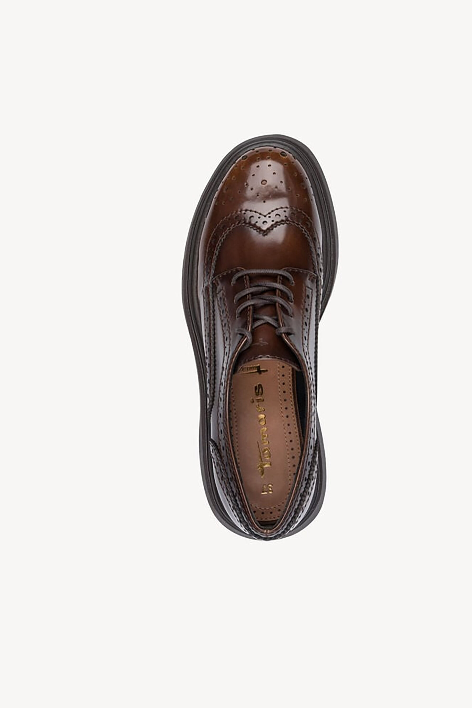 Tamaris γυναικεία παπούτσια oxford μονόχρωμα - 1-23619-45 Ταμπά φωτογραφία