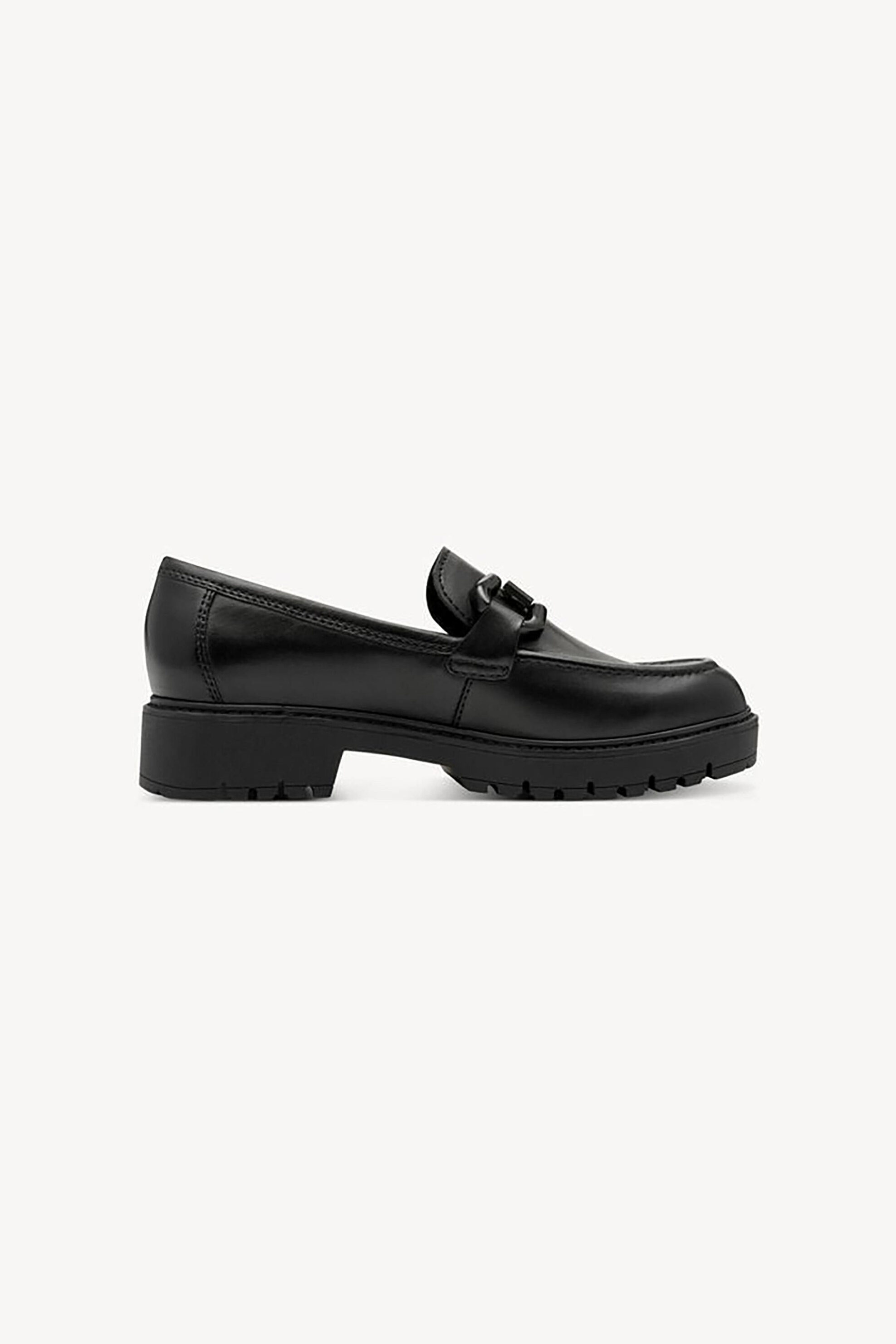 Tamaris γυναικεία loafers με χρυσές λεπτομέρειες - 1-24733-45 Μαύρο φωτογραφία
