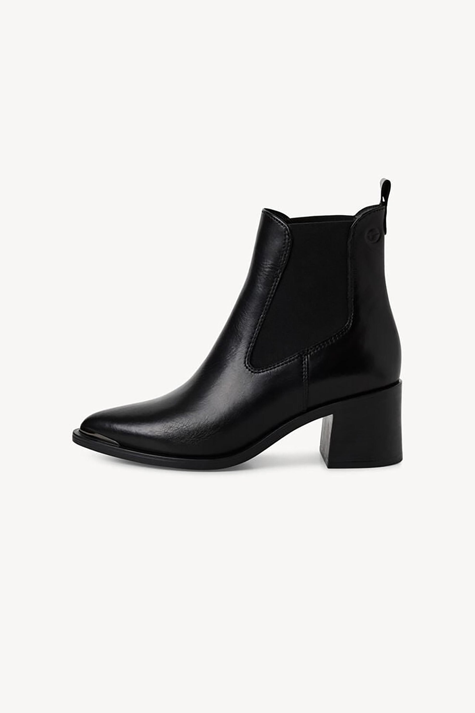 Tamaris γυναικεία μποτάκια chelsea μονόχρωμα - 1-25301-45 Μαύρο