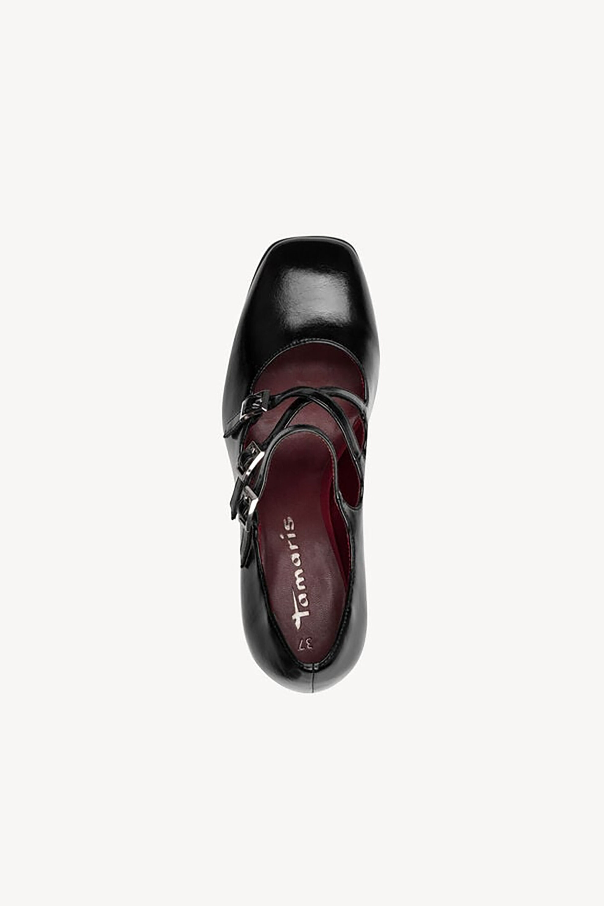 Tamaris γυναικείες γόβες με λουράκια - 1-22458-45 Μαύρο φωτογραφία