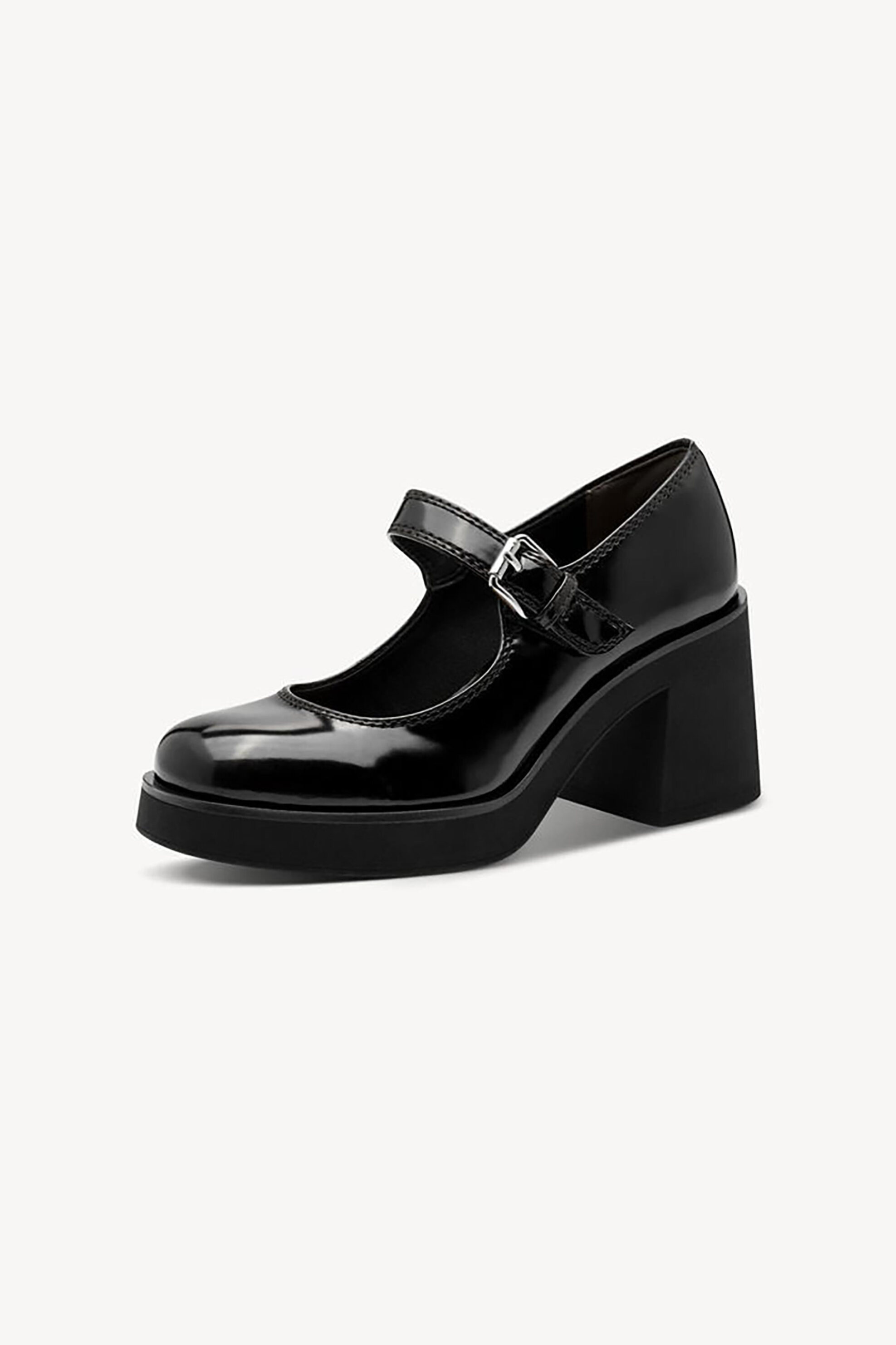 Tamaris γυναικείες γόβες με λουράκι - 1-22409-45 Μαύρο φωτογραφία