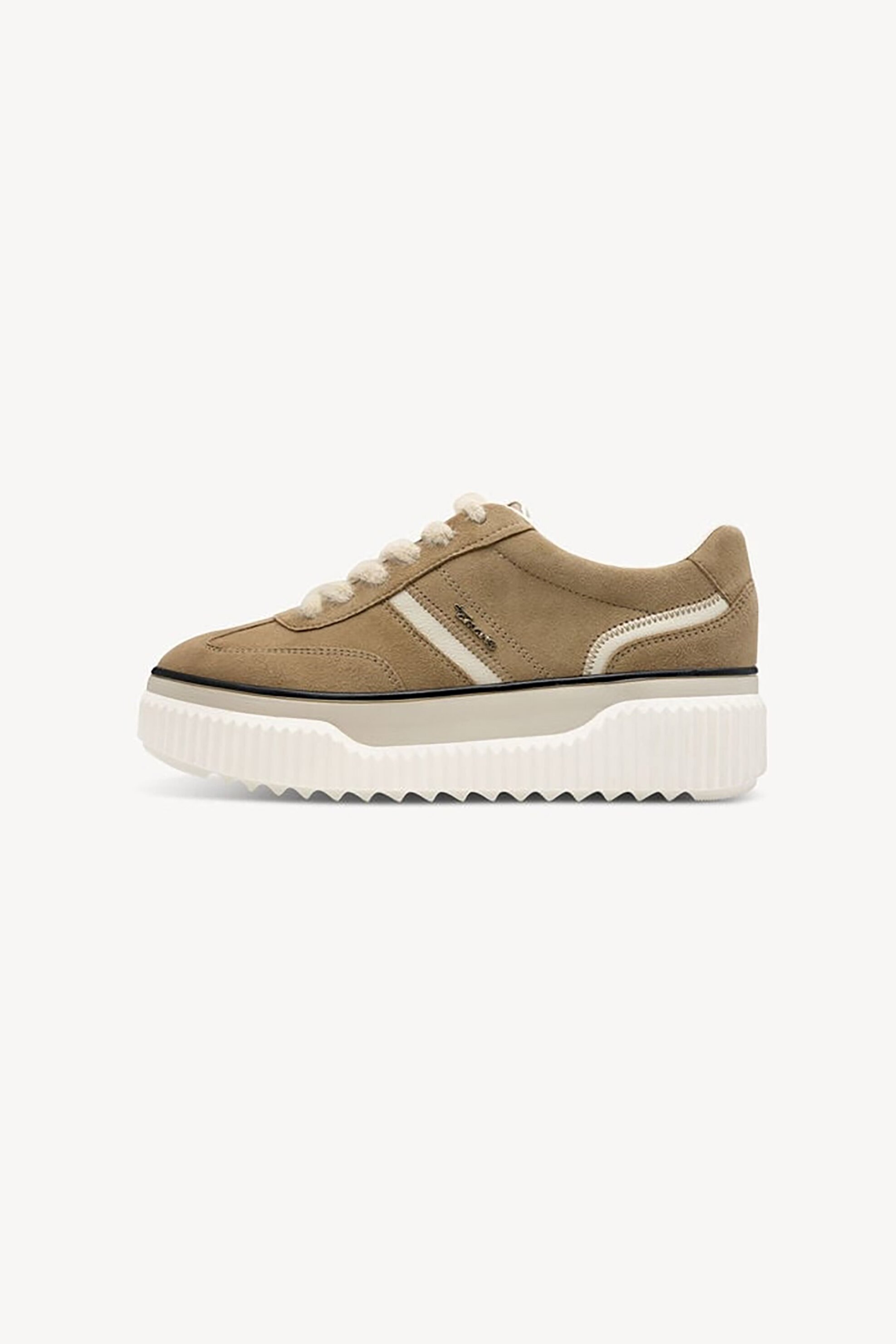 Tamaris γυναικεία sneakers με contrast λεπτομέρειες - 1-23753-45 Καμηλό