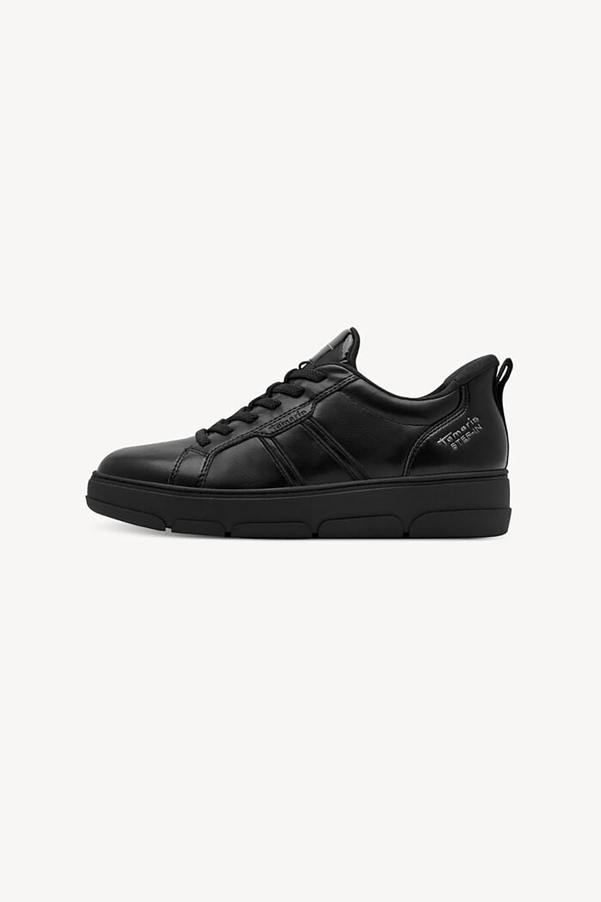 Tamaris γυναικεία sneakers μονόχρωμα - 1-23758-45 Μαύρο