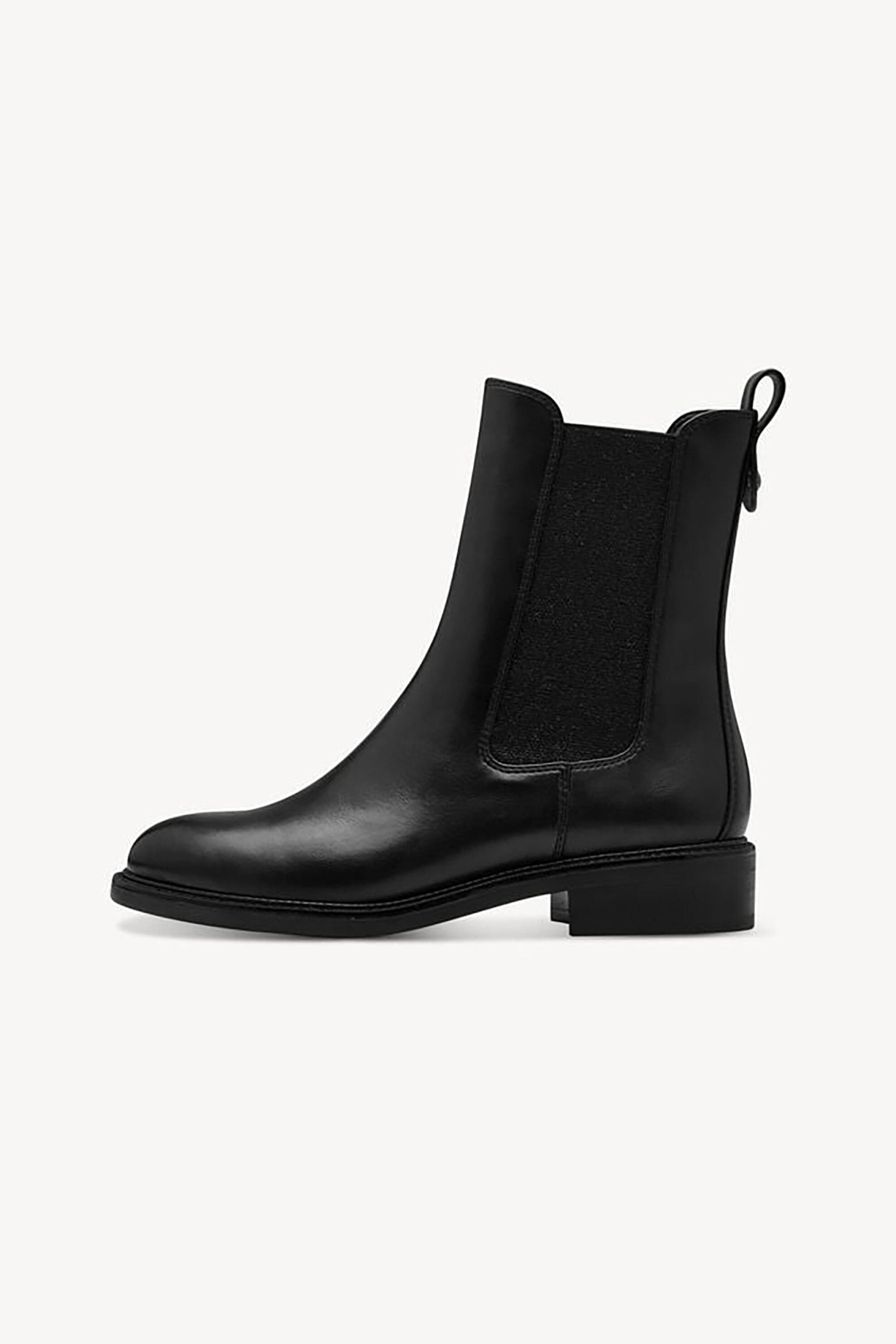 Tamaris γυναικεία chelsea μποτάκια μονόχρωμα - 1-25323-45 Μαύρο