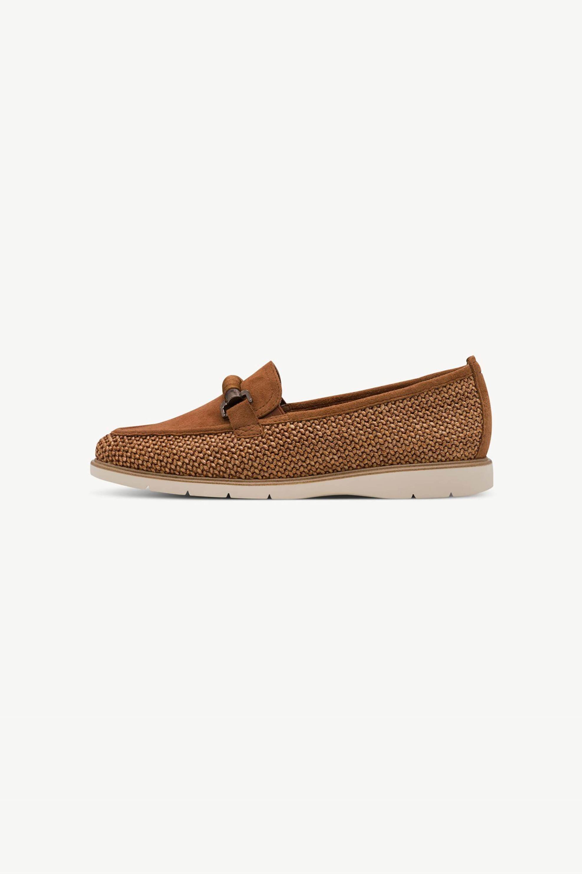 Tamaris γυναικεία loafers με μεταλλικές λεπτομέρειες - 1-24223-46 Ταμπά