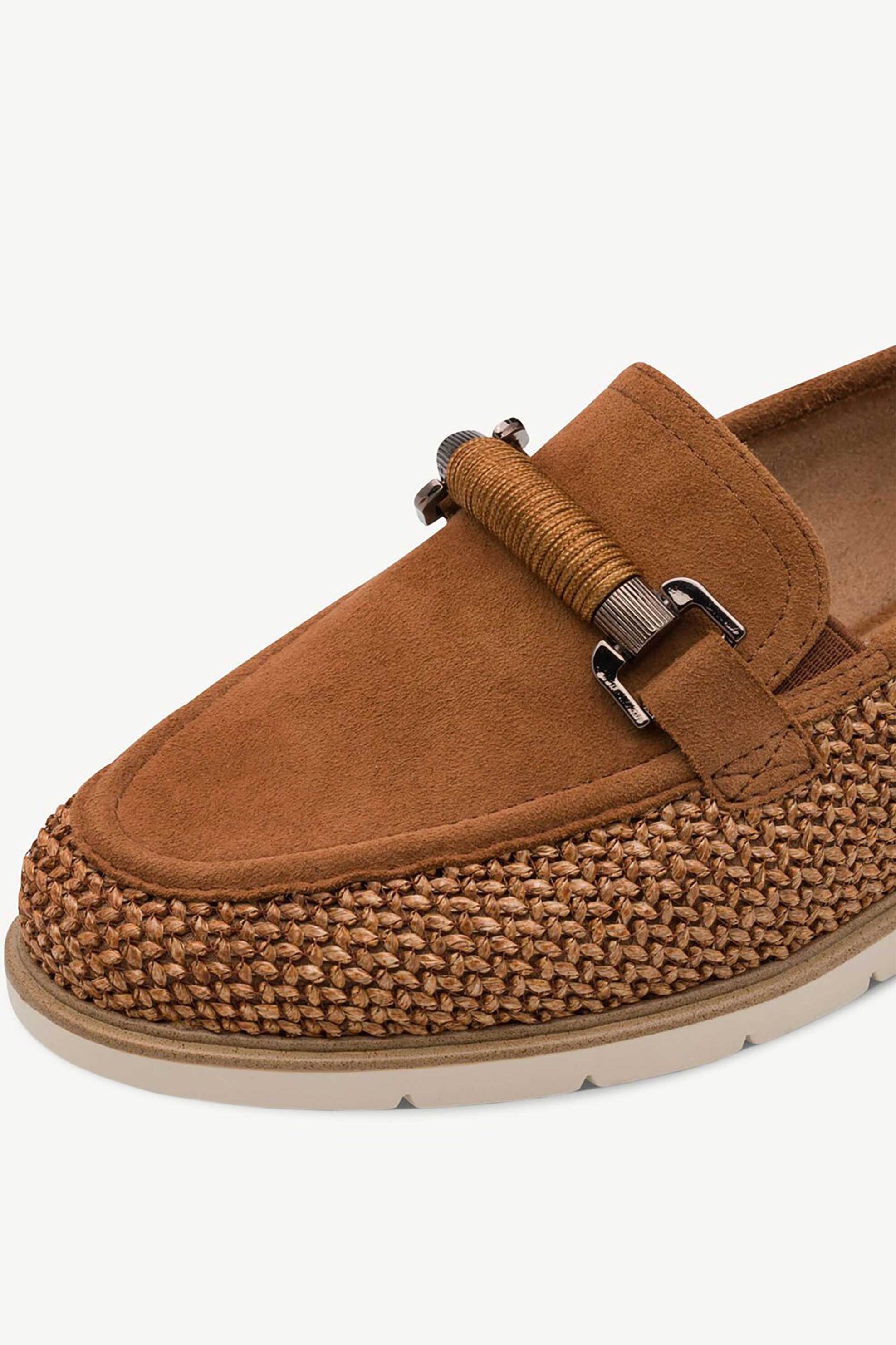 TAMARIS Tamaris γυναικεία loafers με μεταλλικές λεπτομέρειες - 1-24223-46 Ταμπά - 3