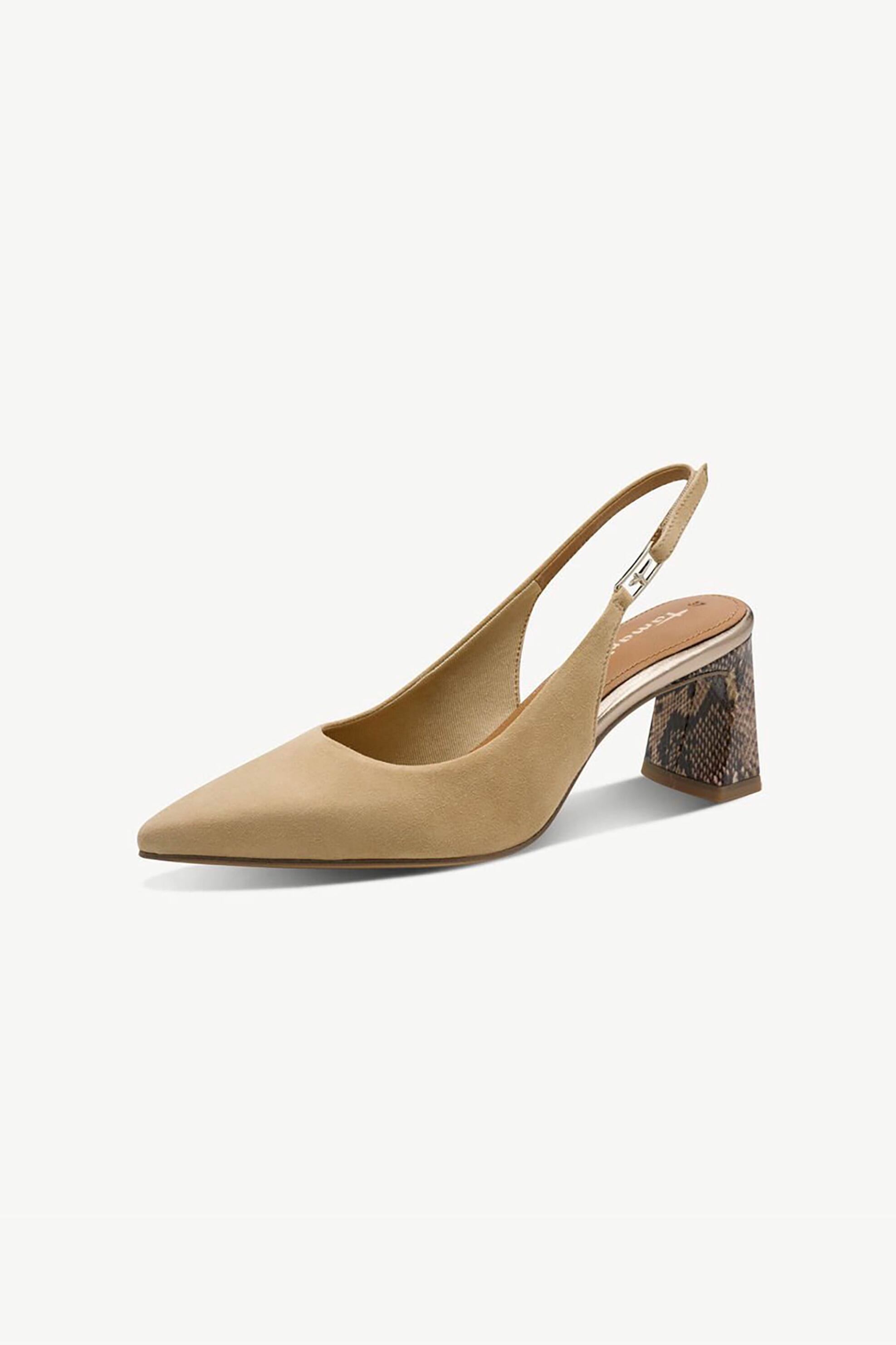 Tamaris γυναικείες slingback γόβες - 1-29624-46 Μπεζ