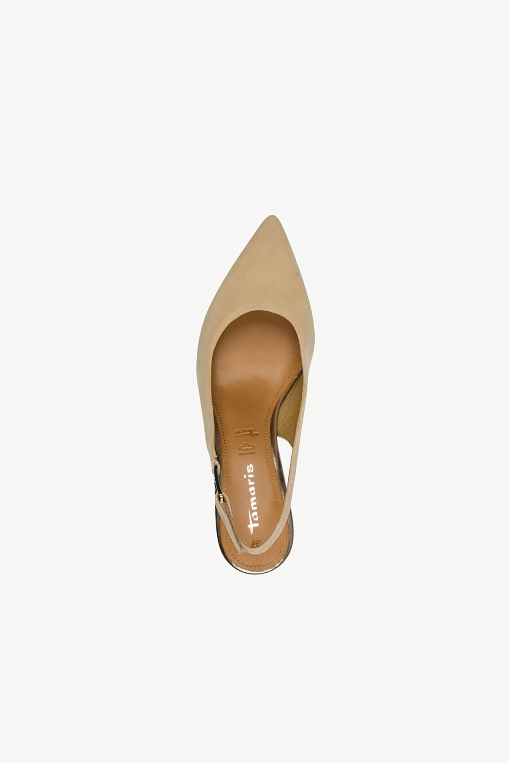 Tamaris Γυναικείες Slingback Γόβες - 1-29624-46 Μπεζ