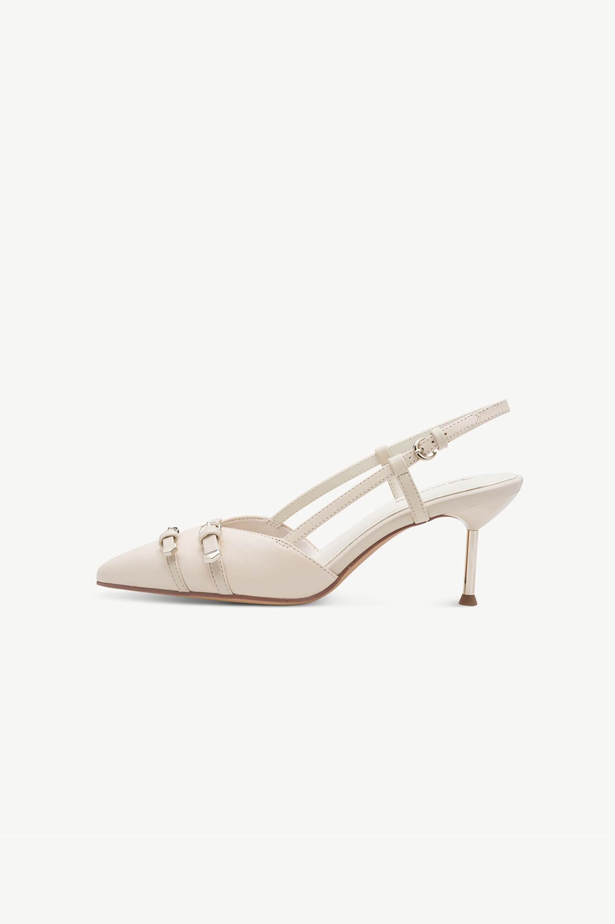 Tamaris γυναικείες slingback γόβες με λουράκια - 1-29631-46 Μπεζ