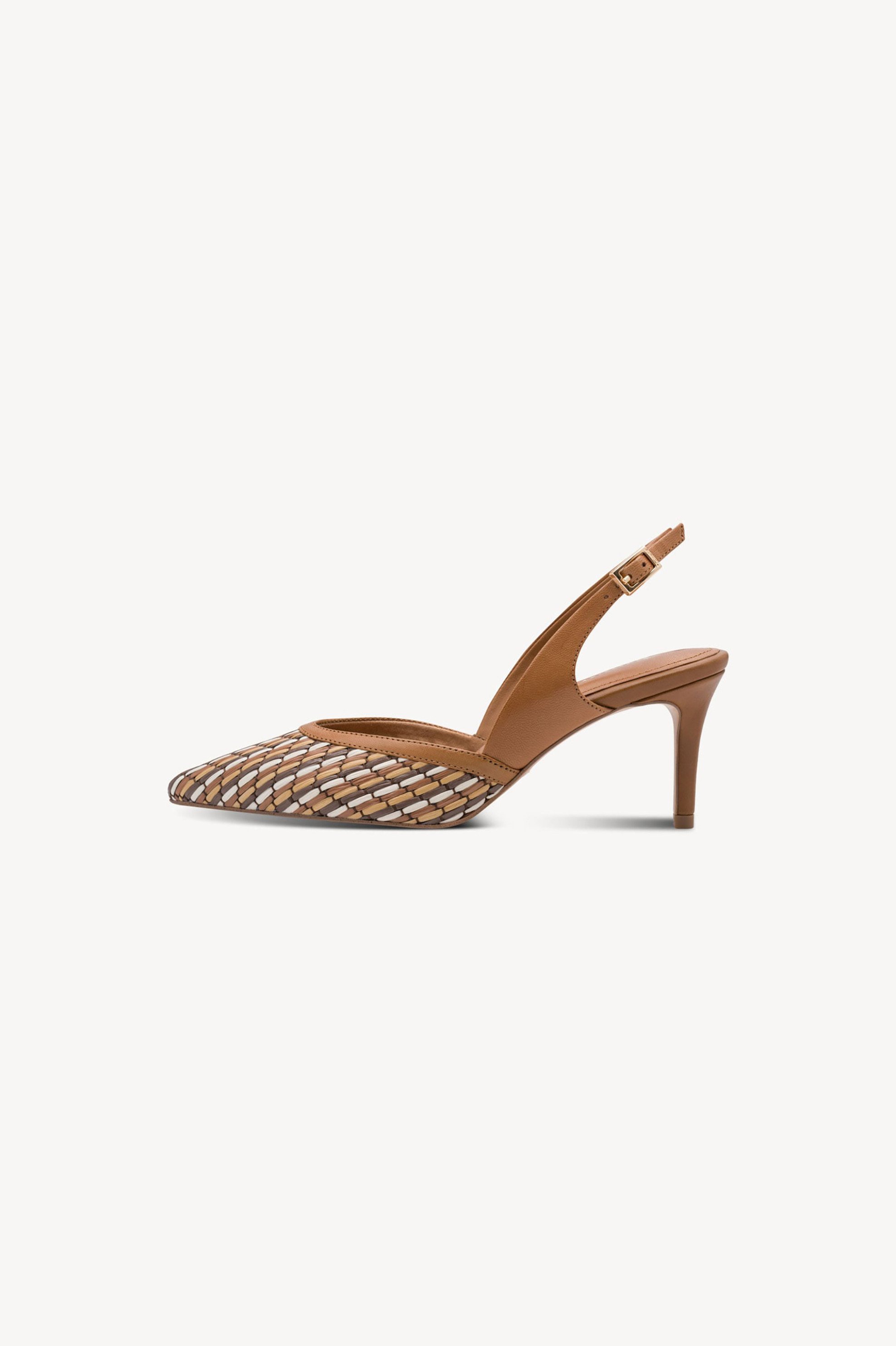 Tamaris γυναικείες slingback γόβες - 1-29625-46 Καφέ