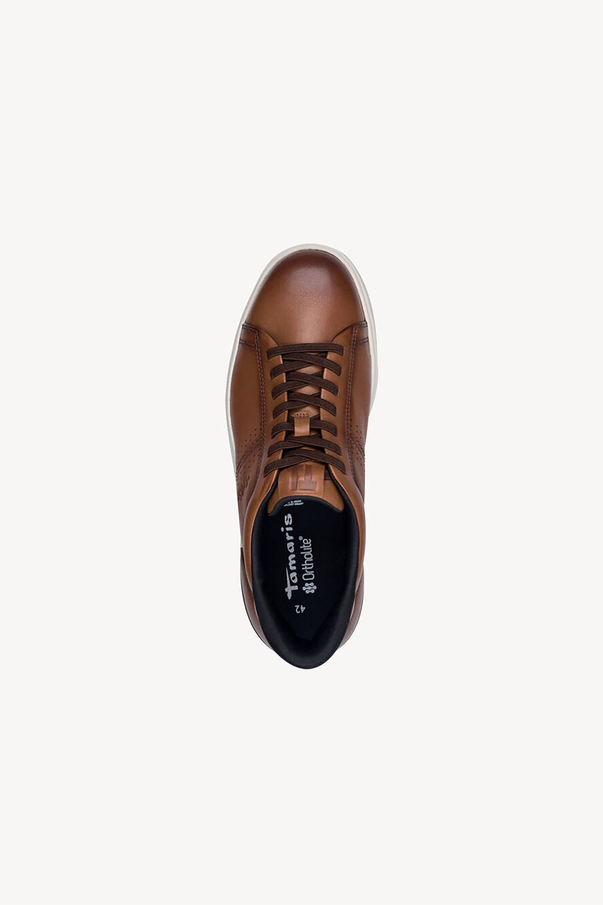 Tamaris Ανδρικά Δερμάτινα Sneakers Μονόχρωμα - 1-13620-46 Ταμπά