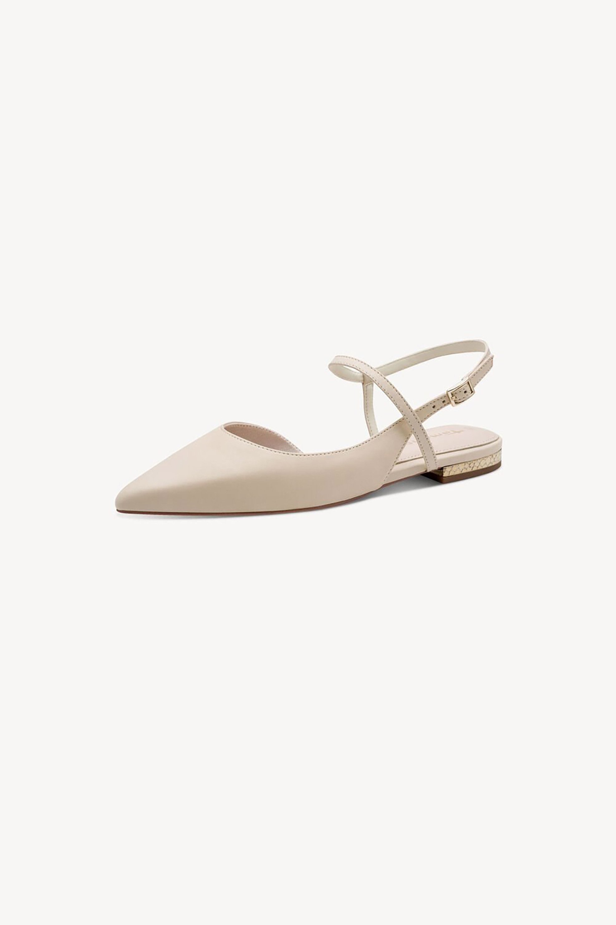 TAMARIS Tamaris γυναικείες μπαλαρίνες Slingback μονόχρωμες - 1-29409-46 Μπεζ - 2
