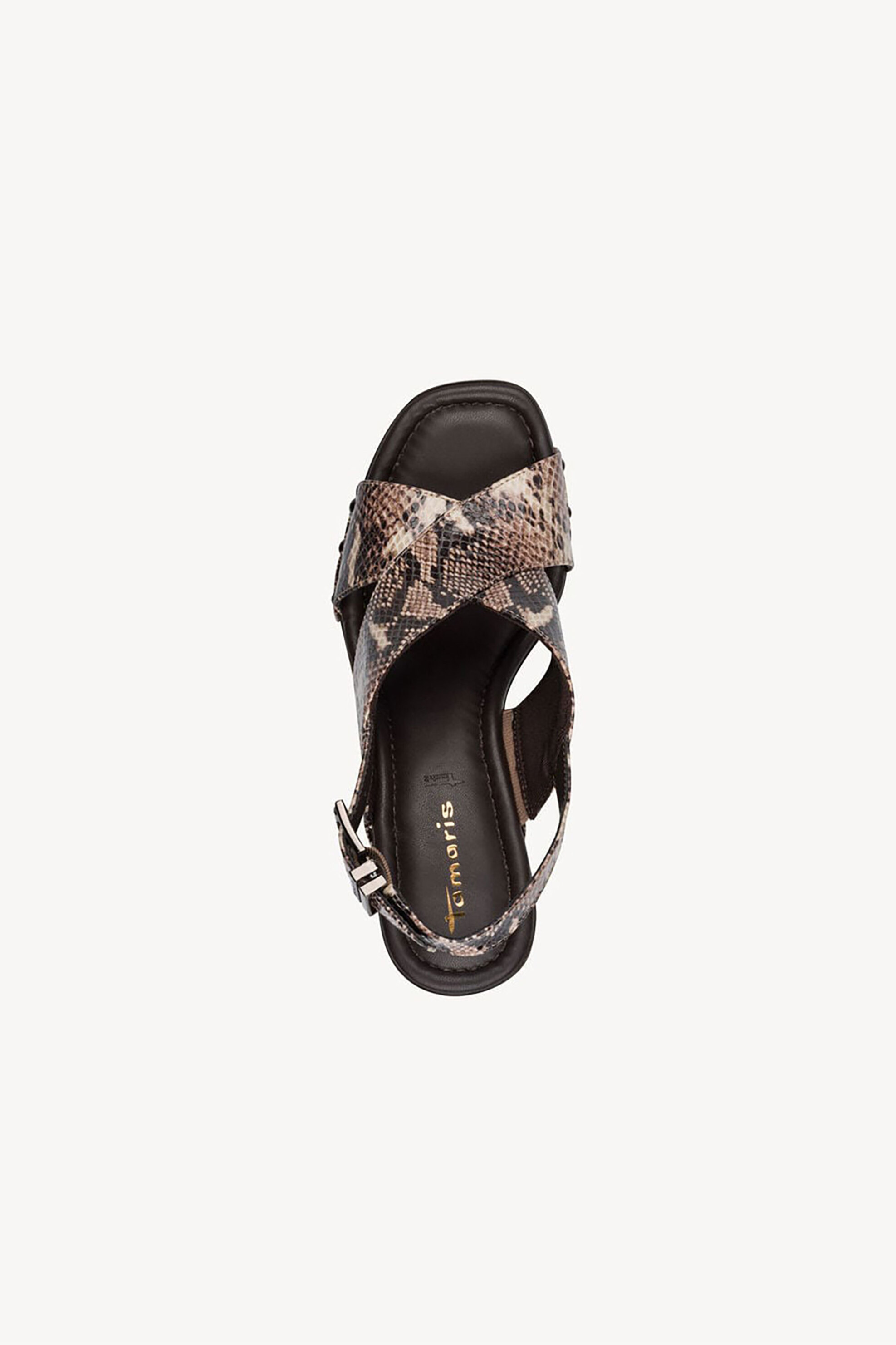 Tamaris Γυναικείες Πλατφόρμες με Animal Print - 1-28332-46 Μπεζ