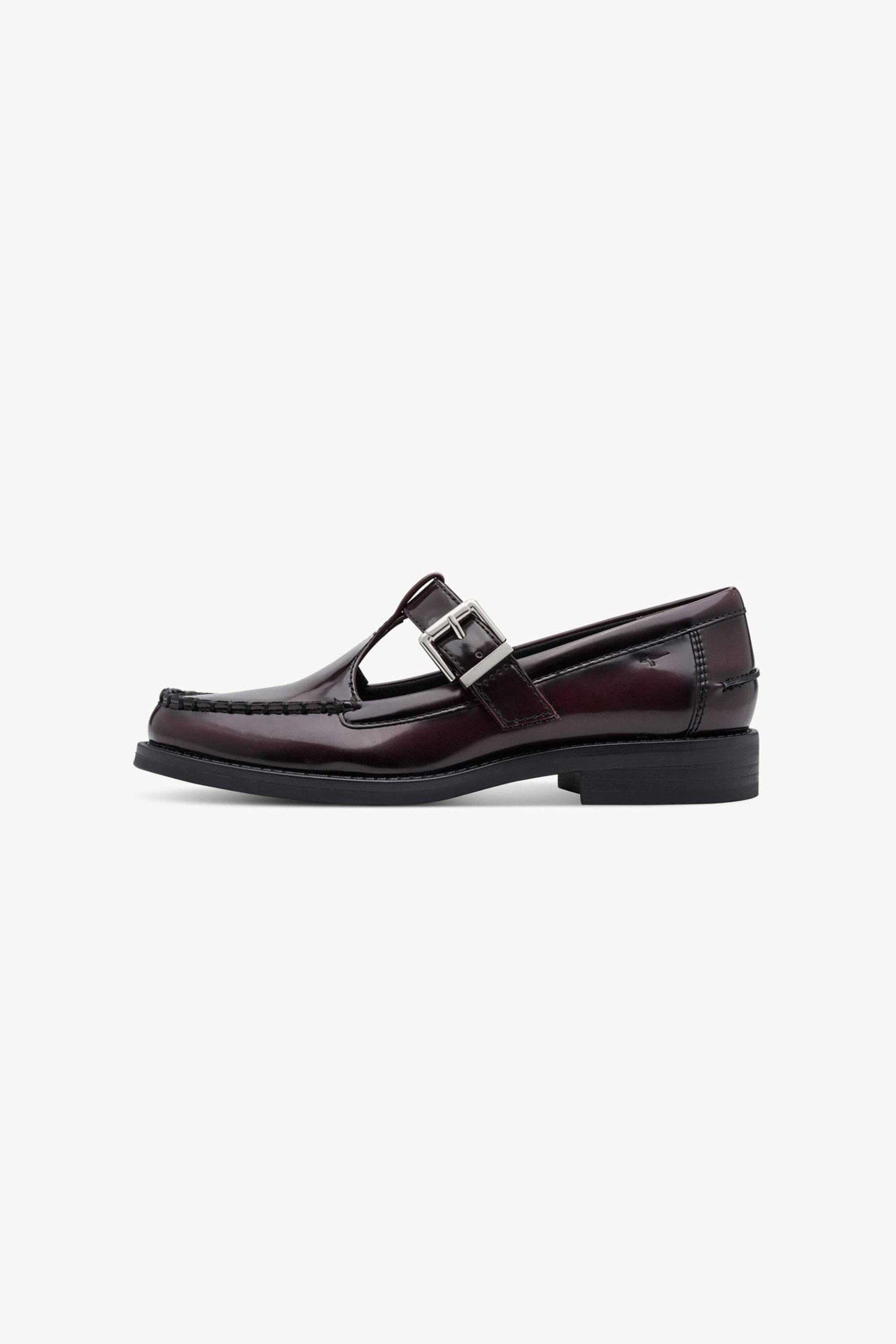 Tamaris γυναικεία loafers λουστρίνι - 1-24253-47 Μπορντό