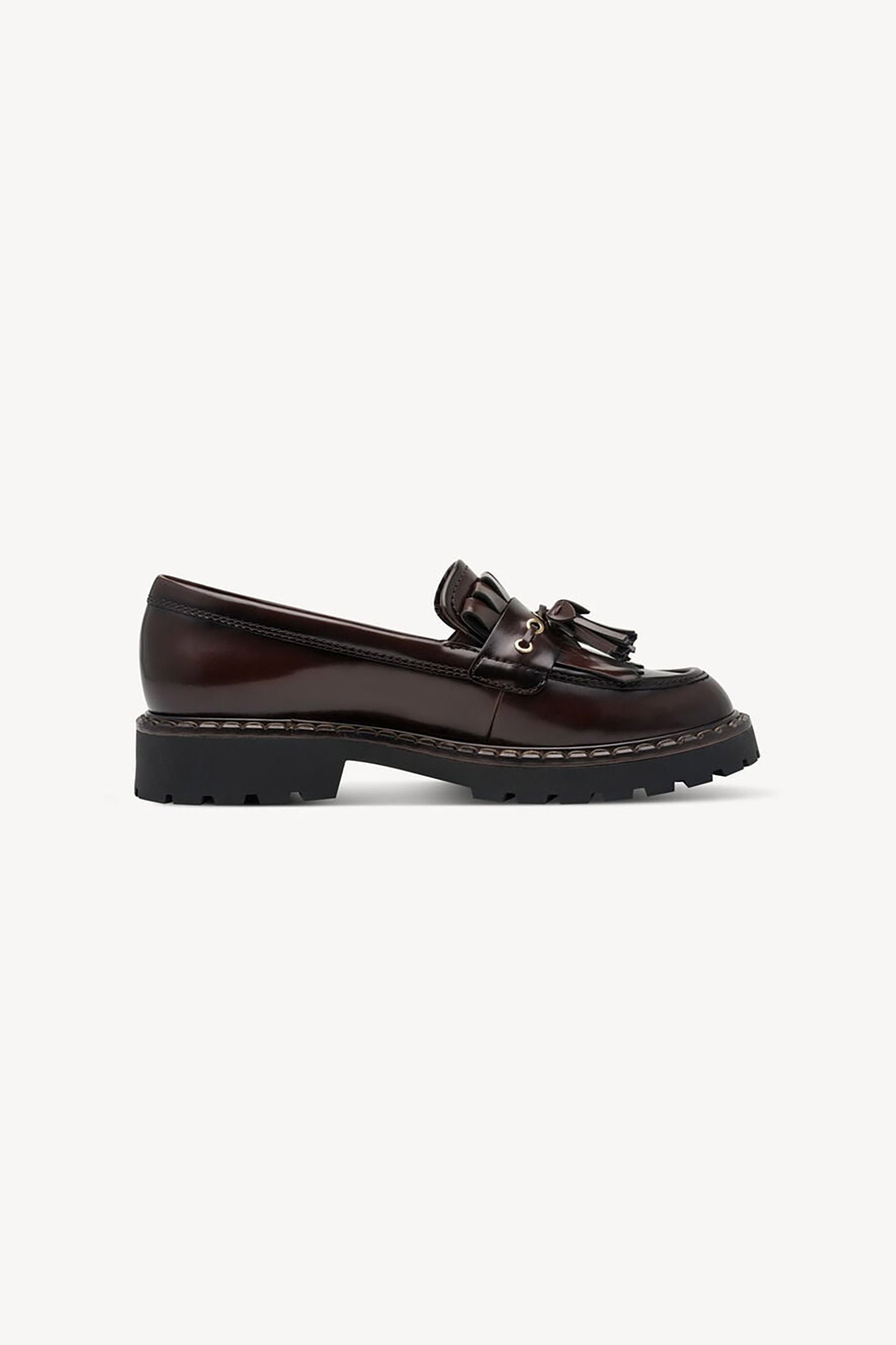 Tamaris γυναικεία loafers - 1-24353-47 Καφέ Σκούρο