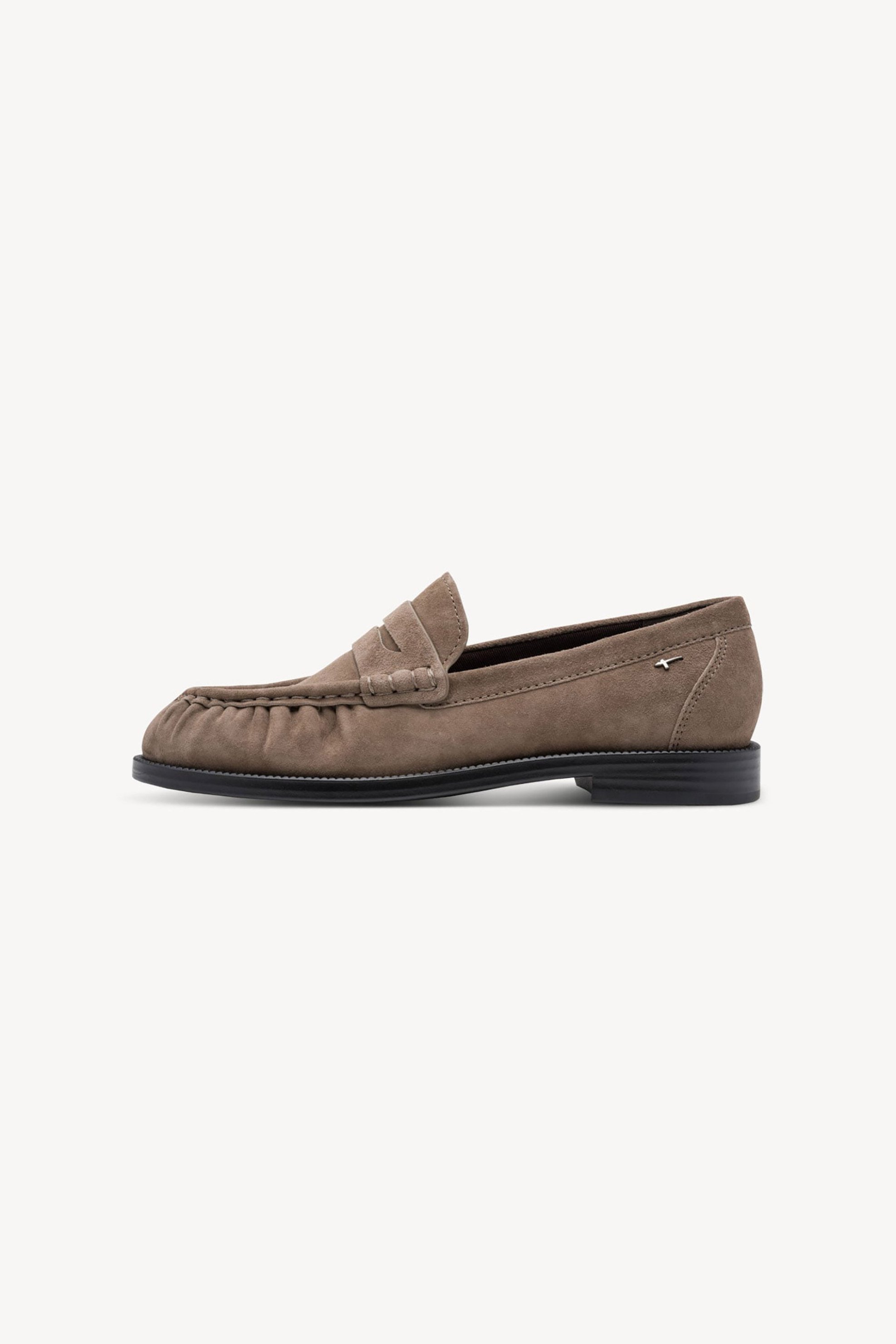 Tamaris γυναικεία δερμάτινα loafers - 1-24251-47 Taupe