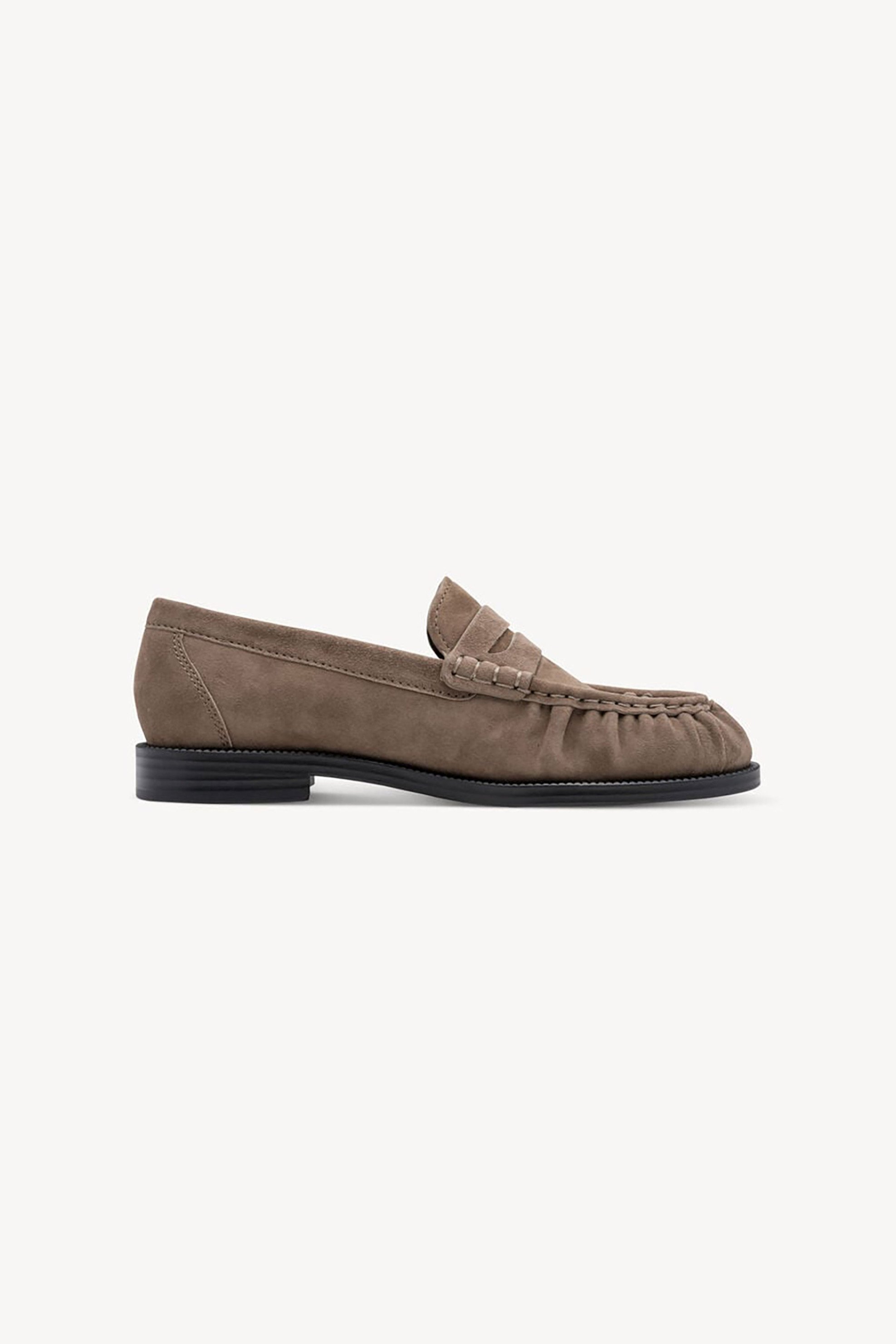 Tamaris γυναικεία δερμάτινα loafers - 1-24251-47 Taupe