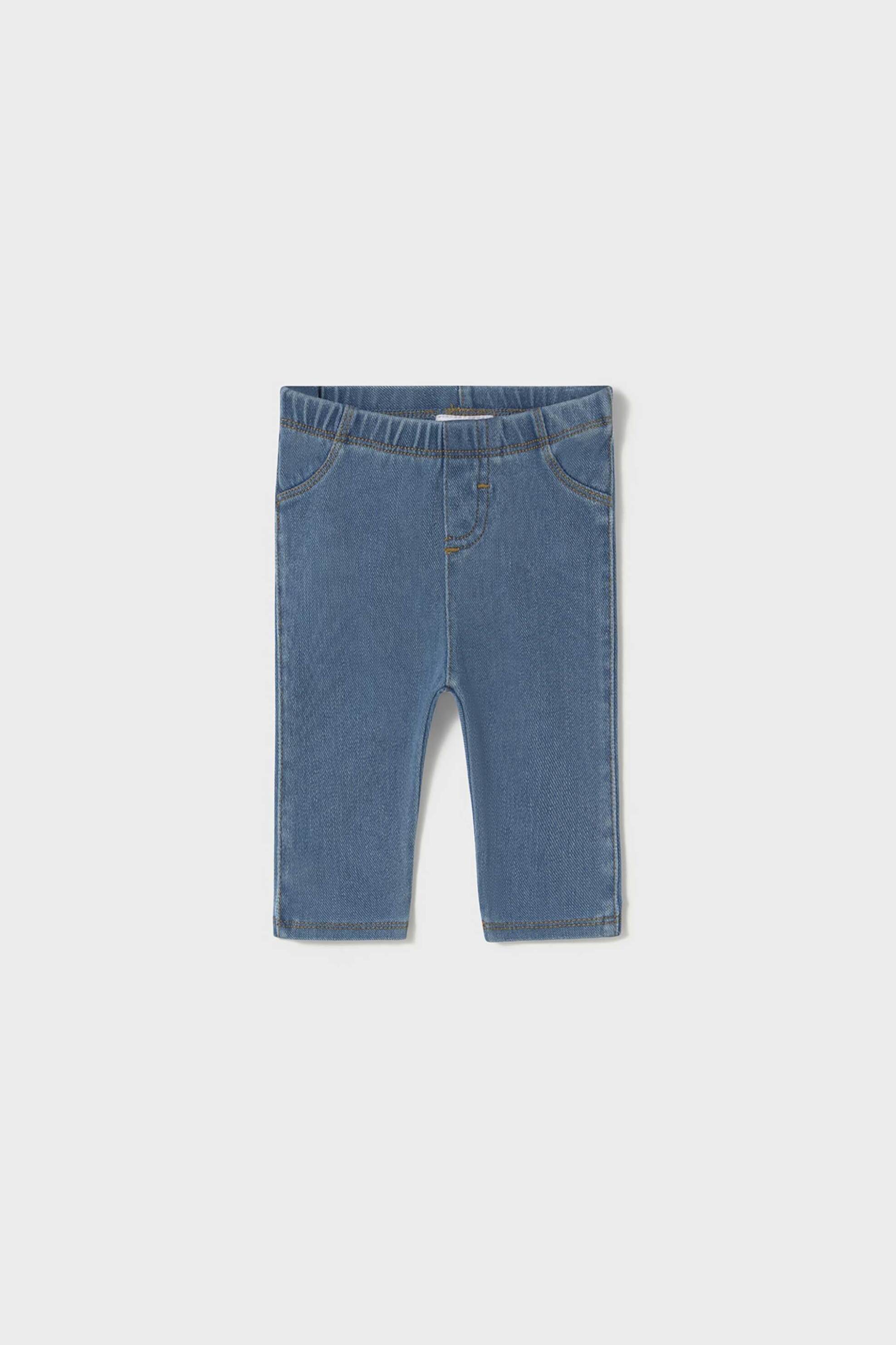 Mayoral βρεφικό κολάν με όψη denim. - 1759-S25 Denim Blue