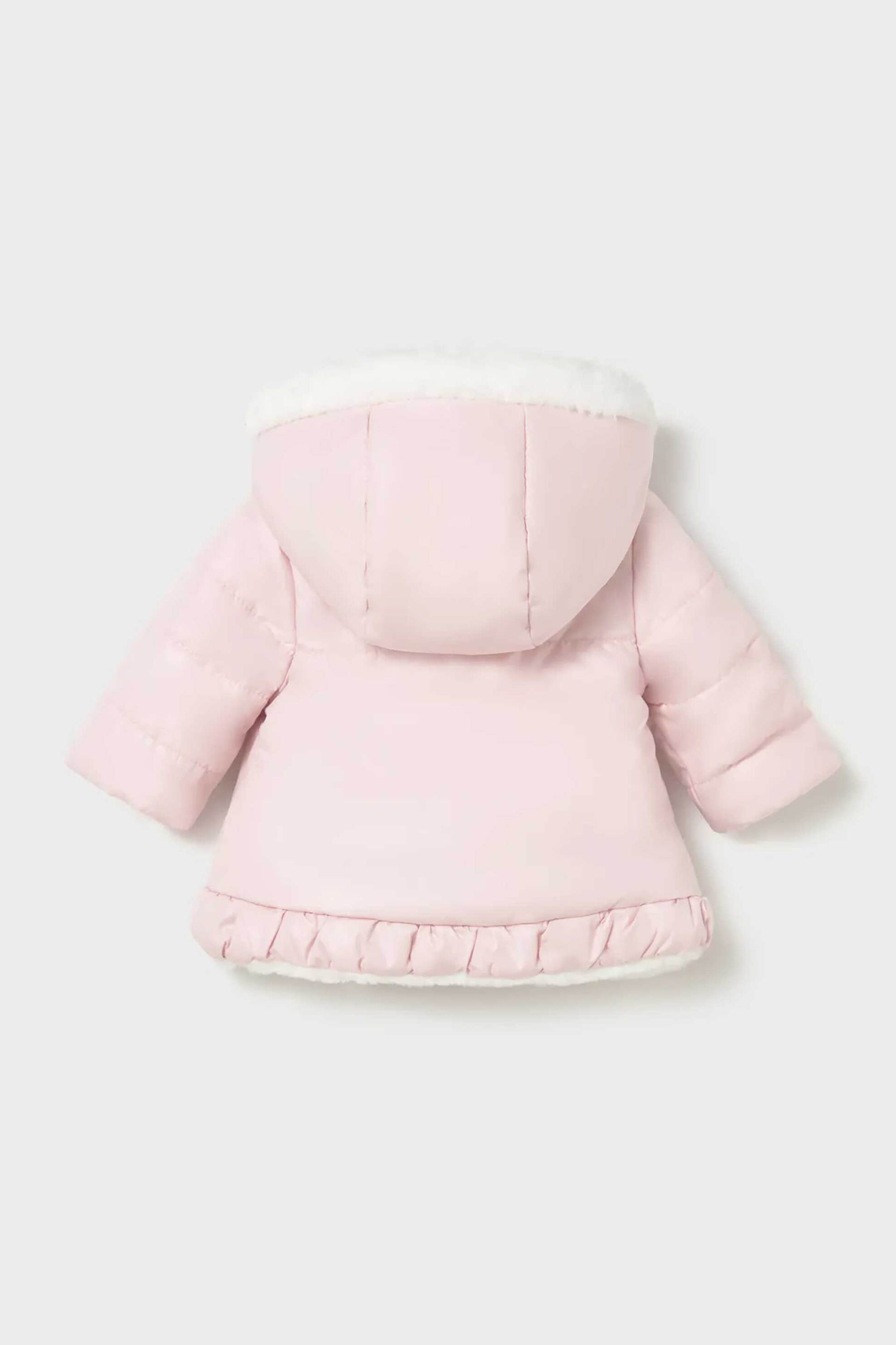 Mayoral βρεφικό μπουφάν διπλής όψης με κουκούλα - 2404-W26 Ροζ Ανοιχτό φωτογραφία