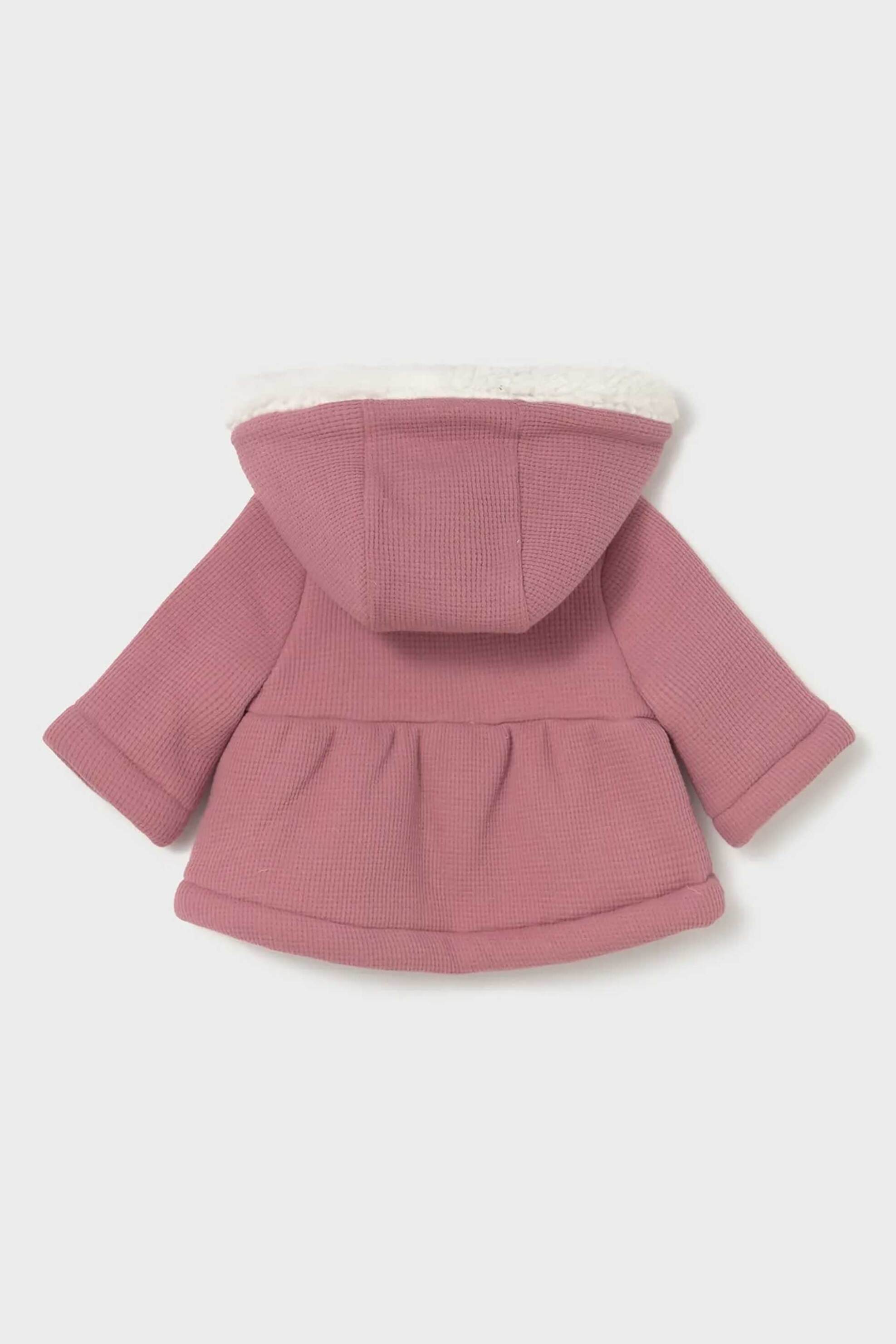Mayoral βρεφικό μπουφάν structured με κουκούλα - 2493-W26 Ροζ φωτογραφία