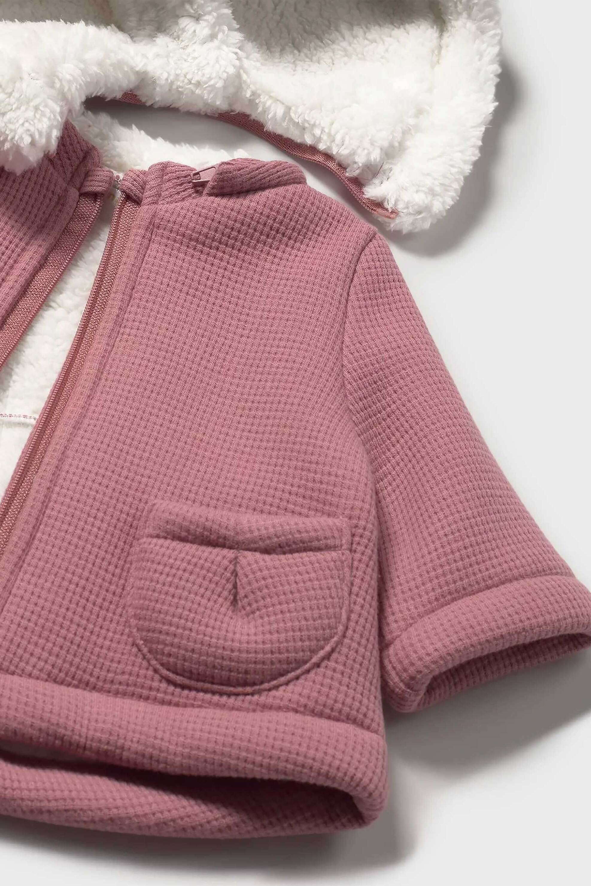 Mayoral βρεφικό μπουφάν structured με κουκούλα - 2493-W26 Ροζ φωτογραφία