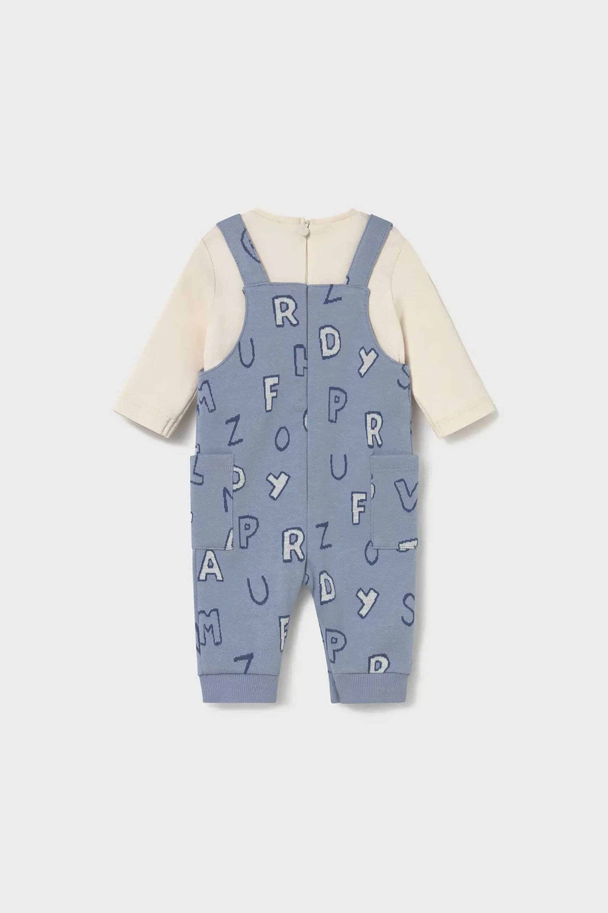 Mayoral βρεφική σαλοπέτα με μπλούζα και all-over print - 2636-W26 Μπλε φωτογραφία