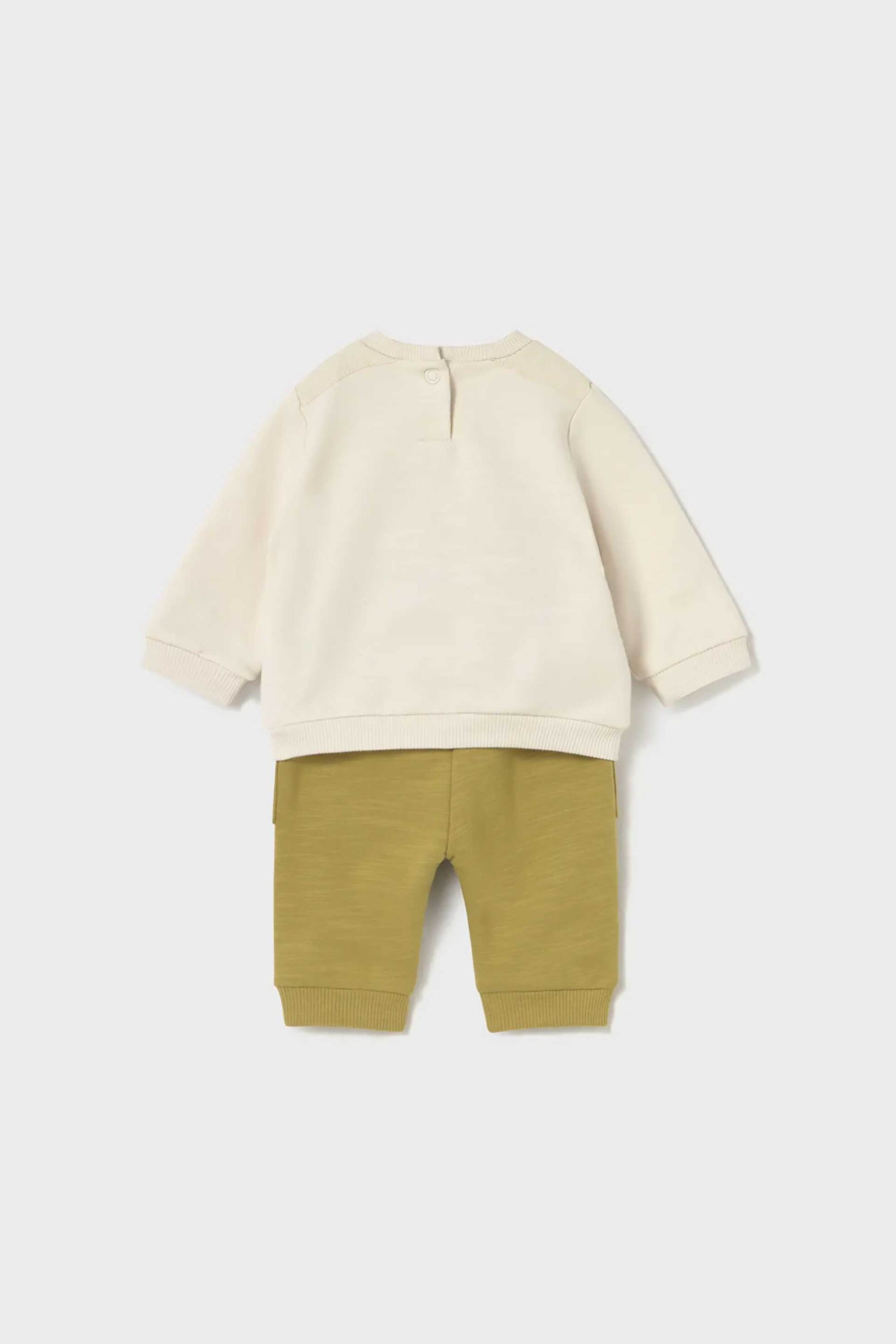 Mayoral 2 βρεφικό σετ με μακρυμάνικες μπλούζες και παντελόνια φόρμας (3 τεμάχια) - 2639-W26 Πράσινο φωτογραφία