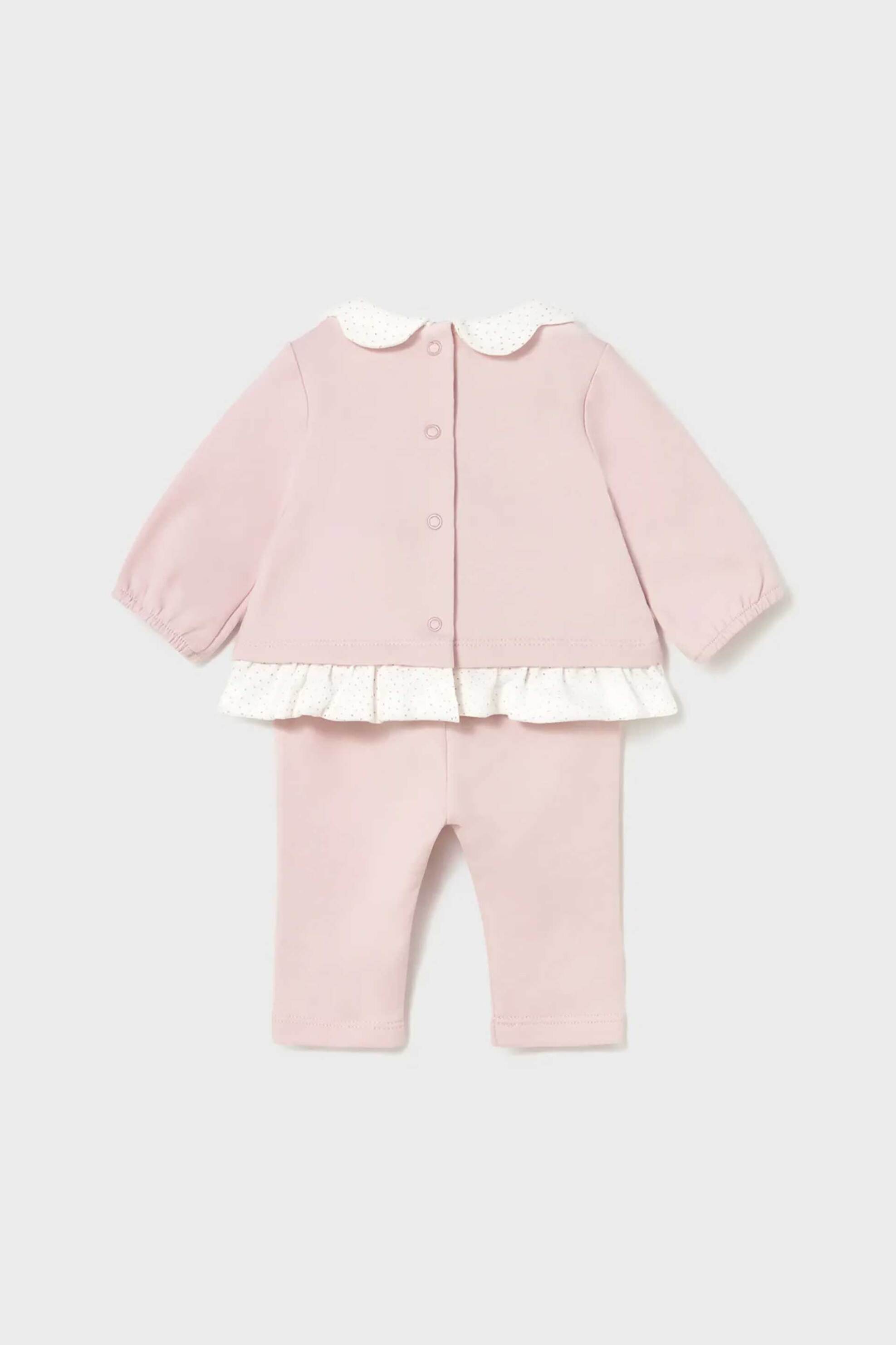 Mayoral βρεφικό σετ μπλουζάκι με κολάν (2 τεμάχια) - 2707-W26 Ροζ Ανοιχτό φωτογραφία
