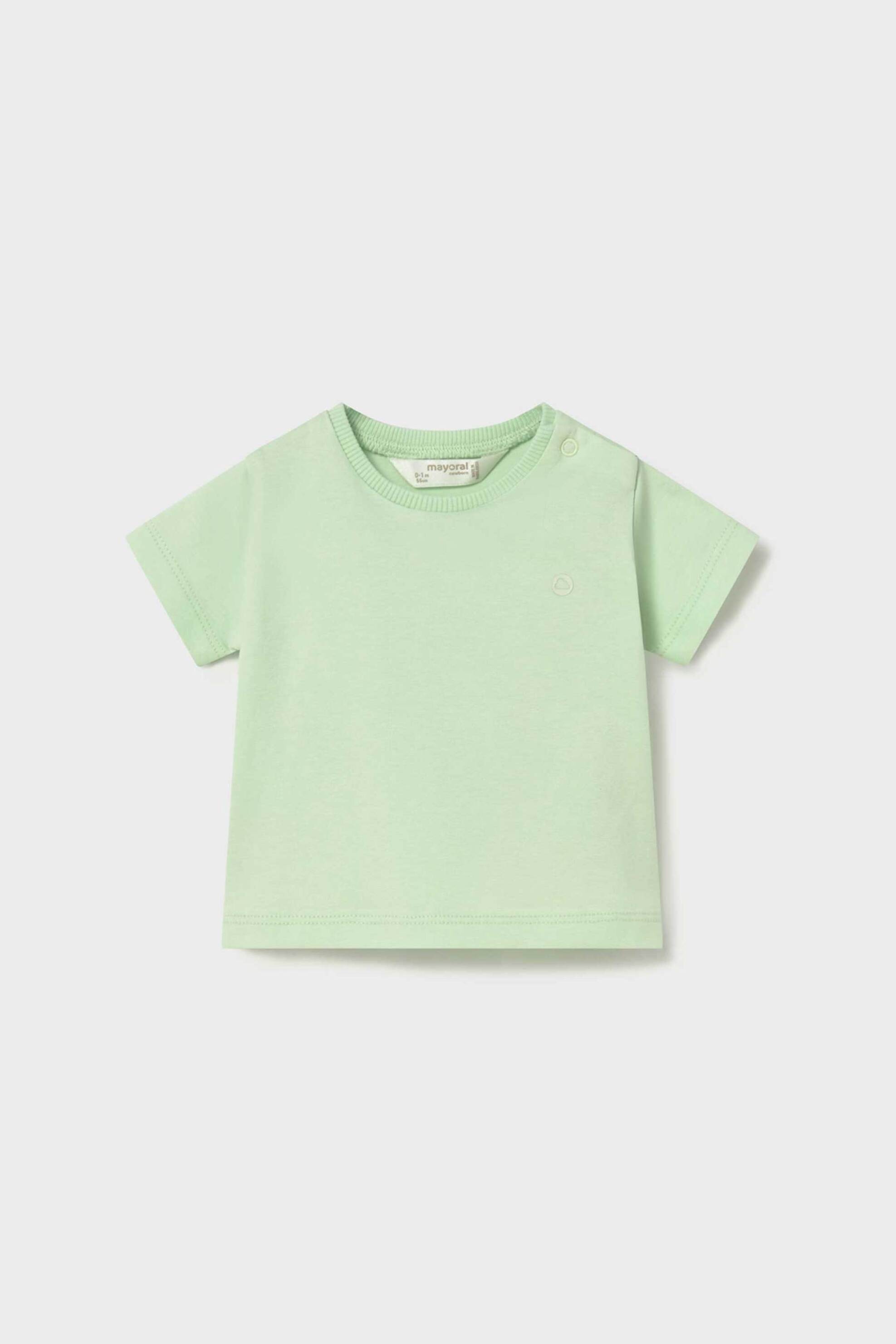 Mayoral βρεφική μπλούζα μονόχρωμη - 1073-S26 Πράσινο