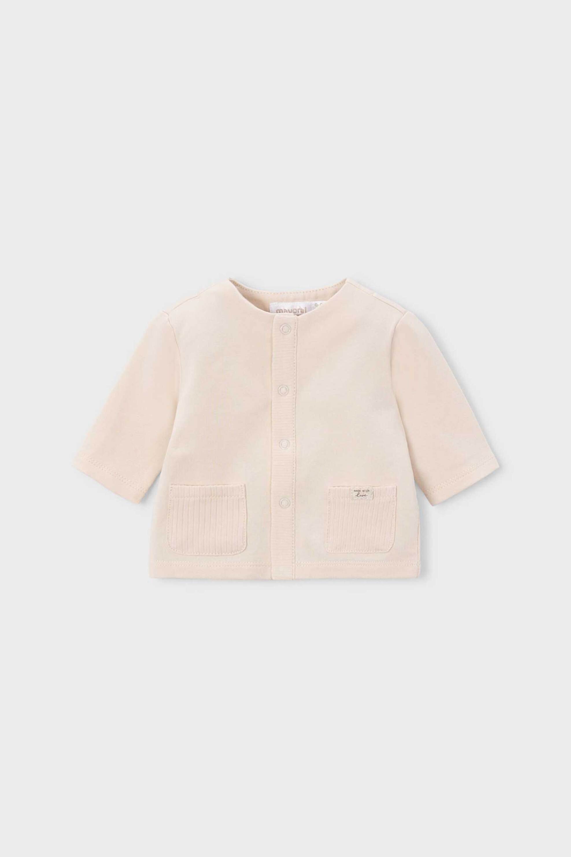 Mayoral βρεφική ζακέτα βαμβακερή - 1485-S26 Μπεζ