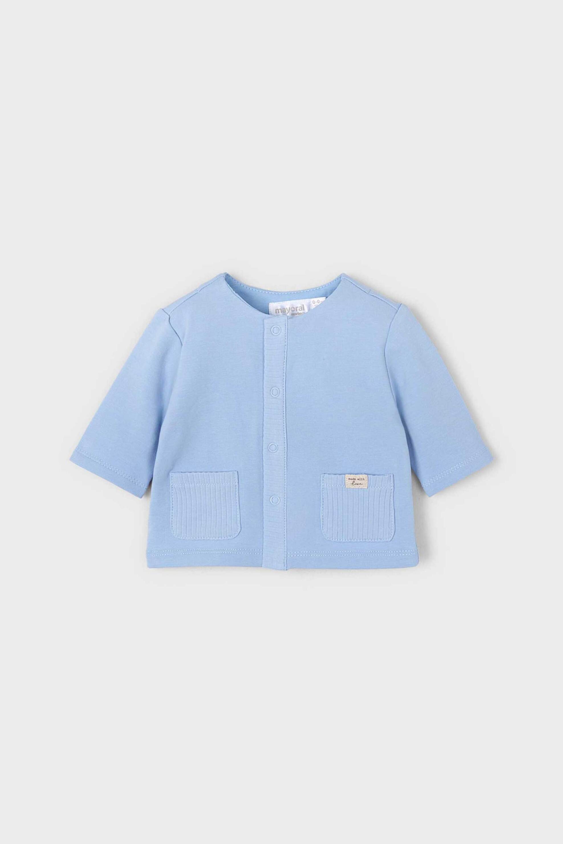 Mayoral βρεφική ζακέτα βαμβακερή - 1485-S26 Σιελ