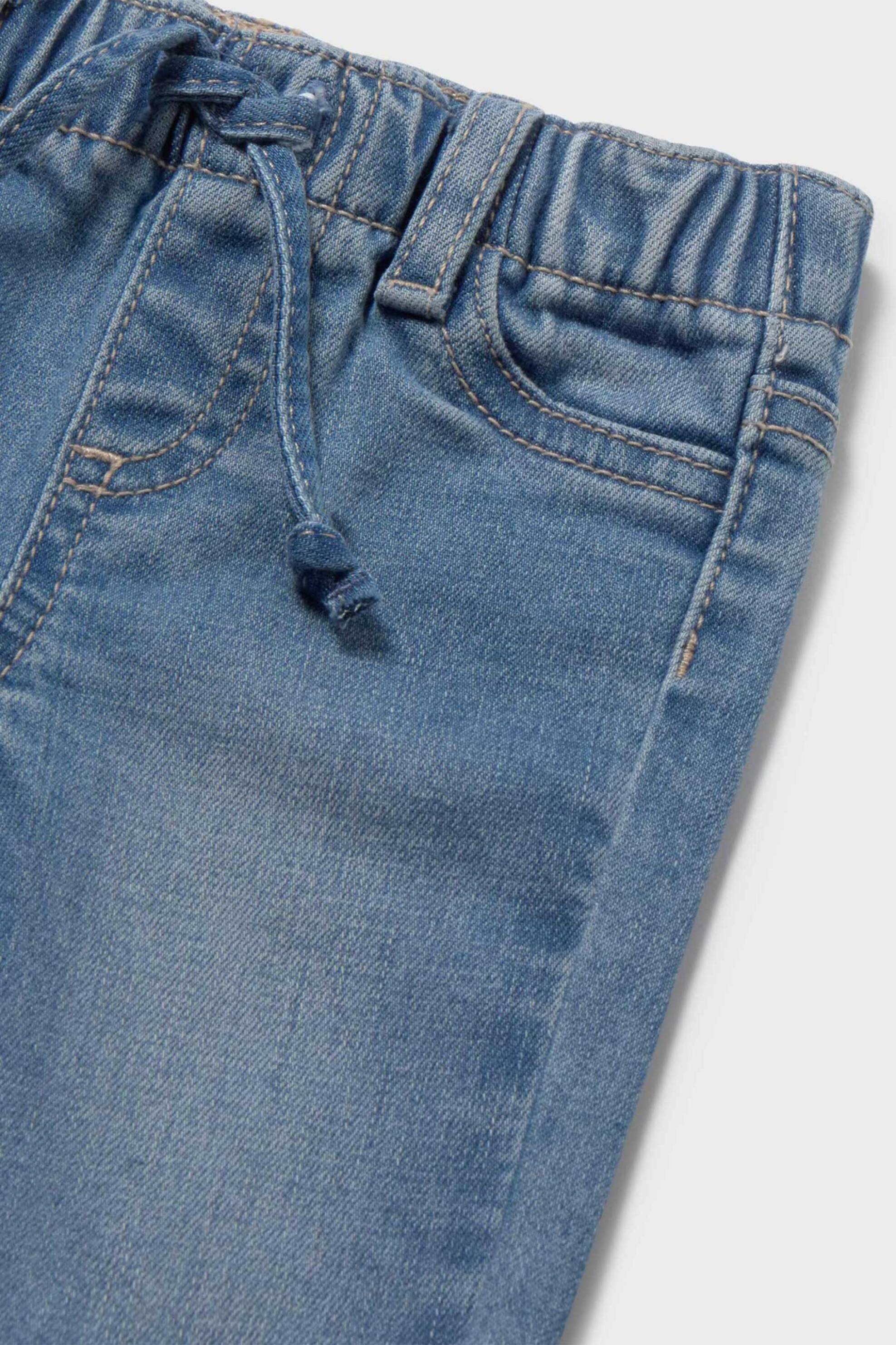 Mayoral βρεφικό τζιν παντελόνι - 596-S26 Denim Blue Σκούρο φωτογραφία