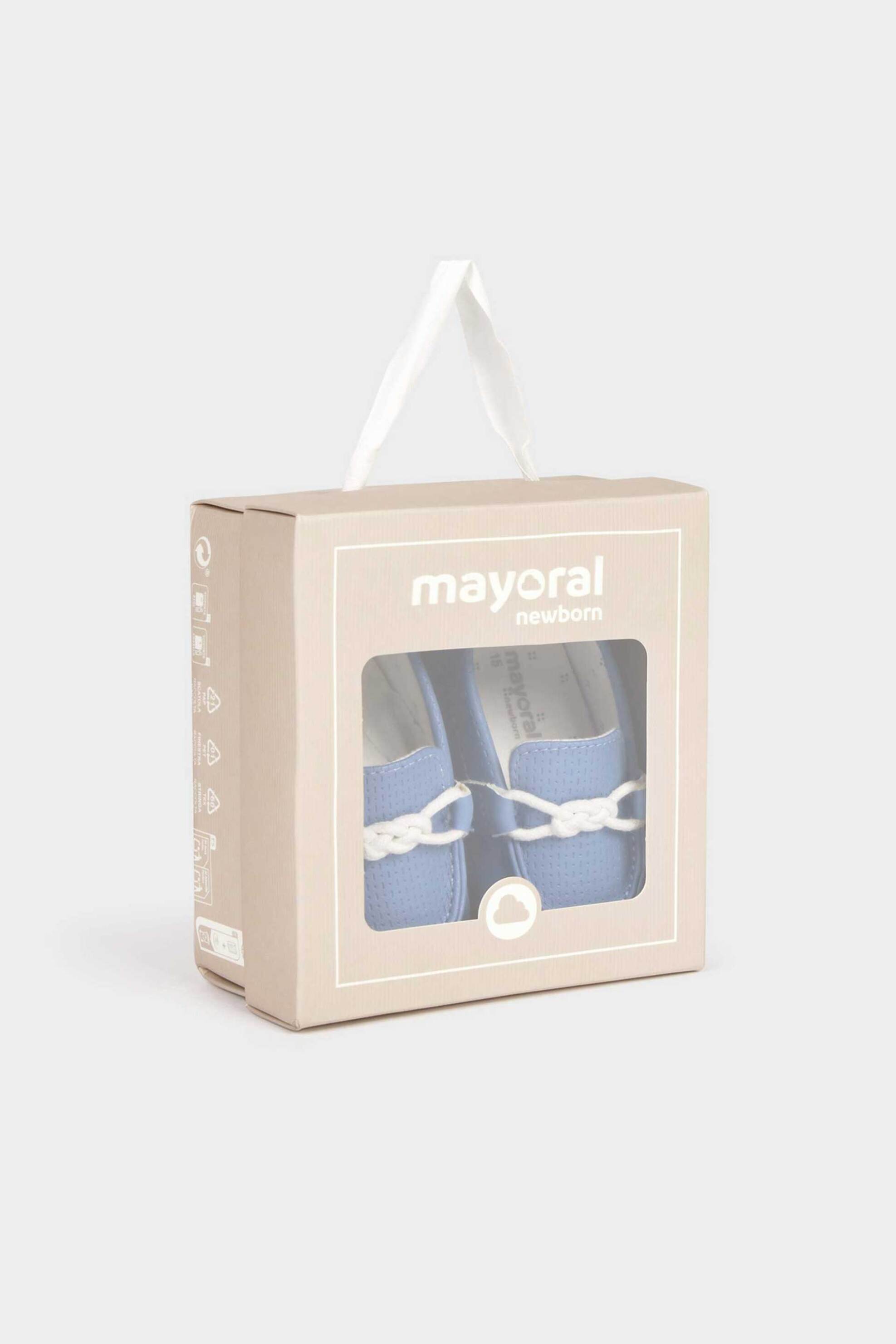 Mayoral Βρεφικά Μοκασίνια Μονόχρωμα - 9083-S26 Γαλάζιο