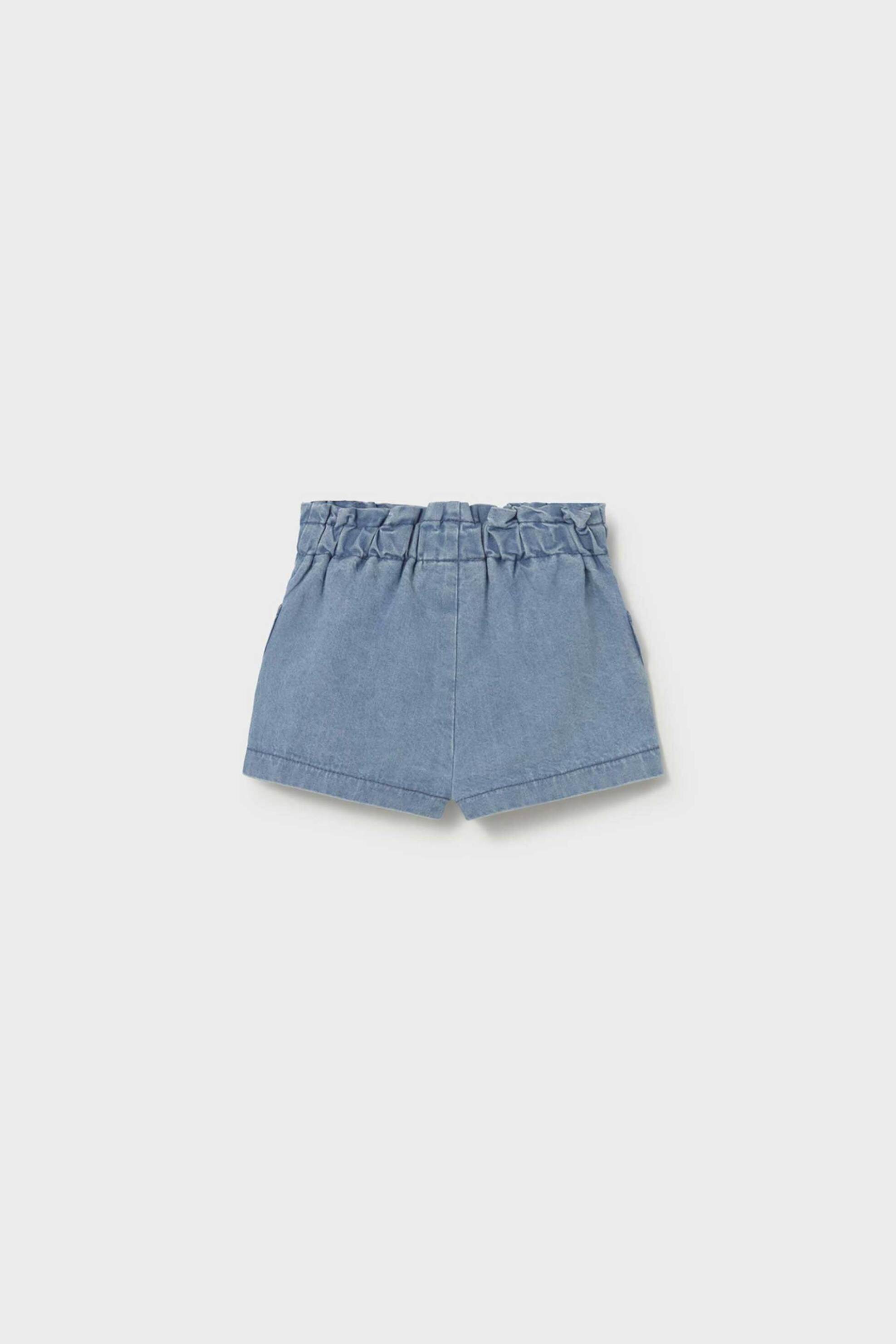 Mayoral βρεφικό denim σορτς - 1285-S26 Denim Blue Σκούρο φωτογραφία