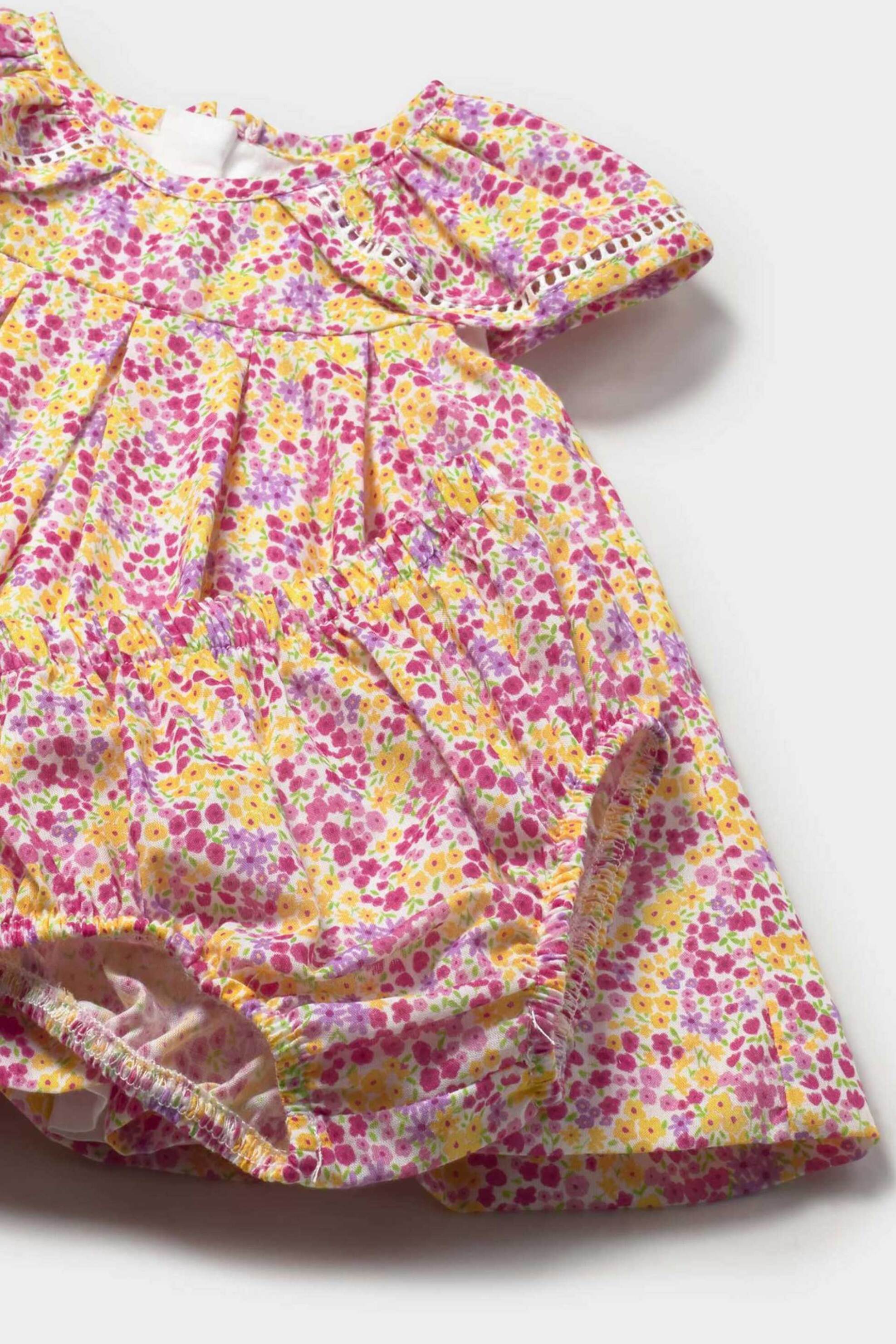 Mayoral Βρεφικό Φόρεμα με Floral Print - 1806-S26 Ροζ