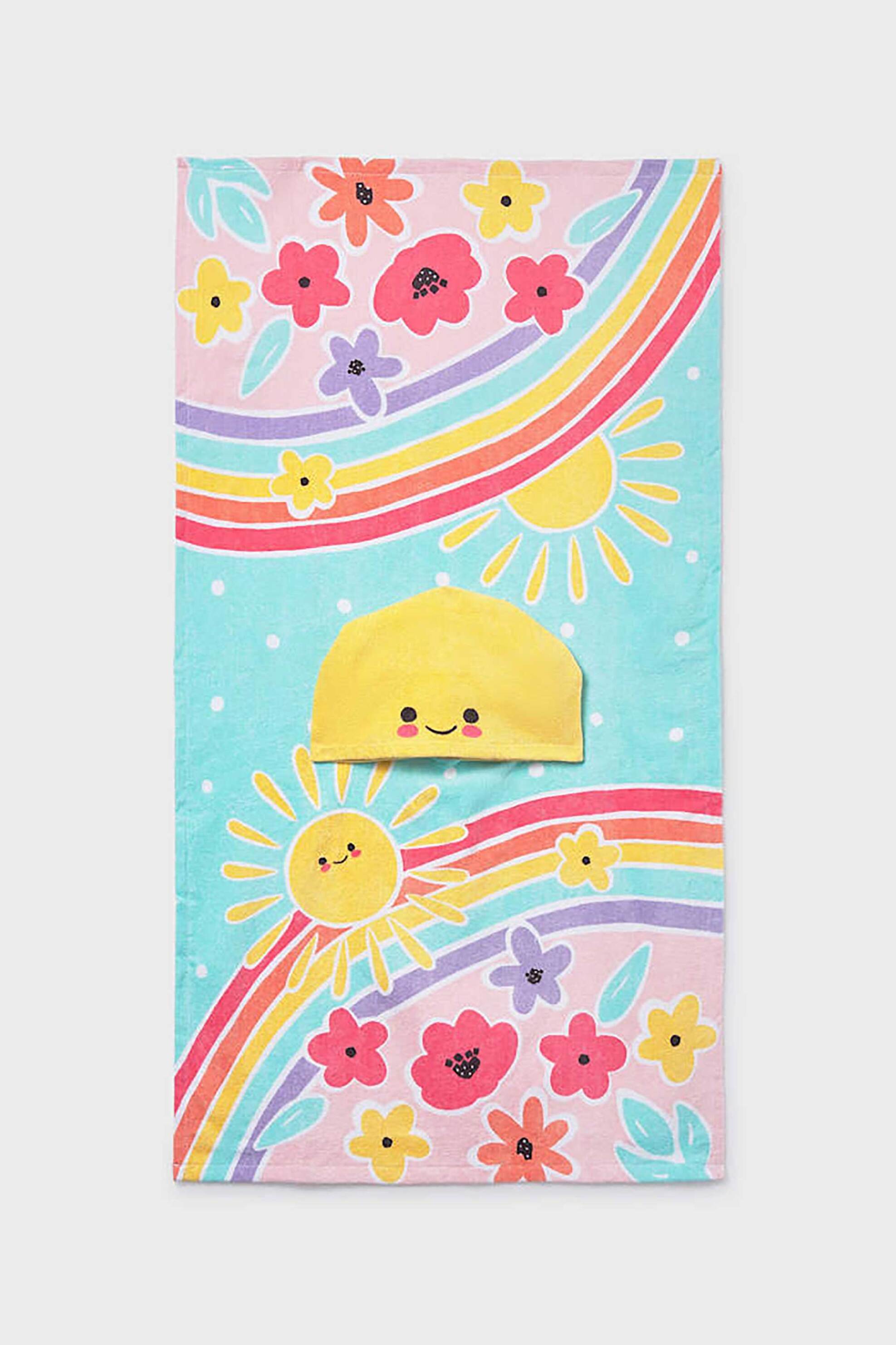 Mayoral βρεφική πετσέτα παραλίας με κουκούλα - 9113-S26 Πολύχρωμο